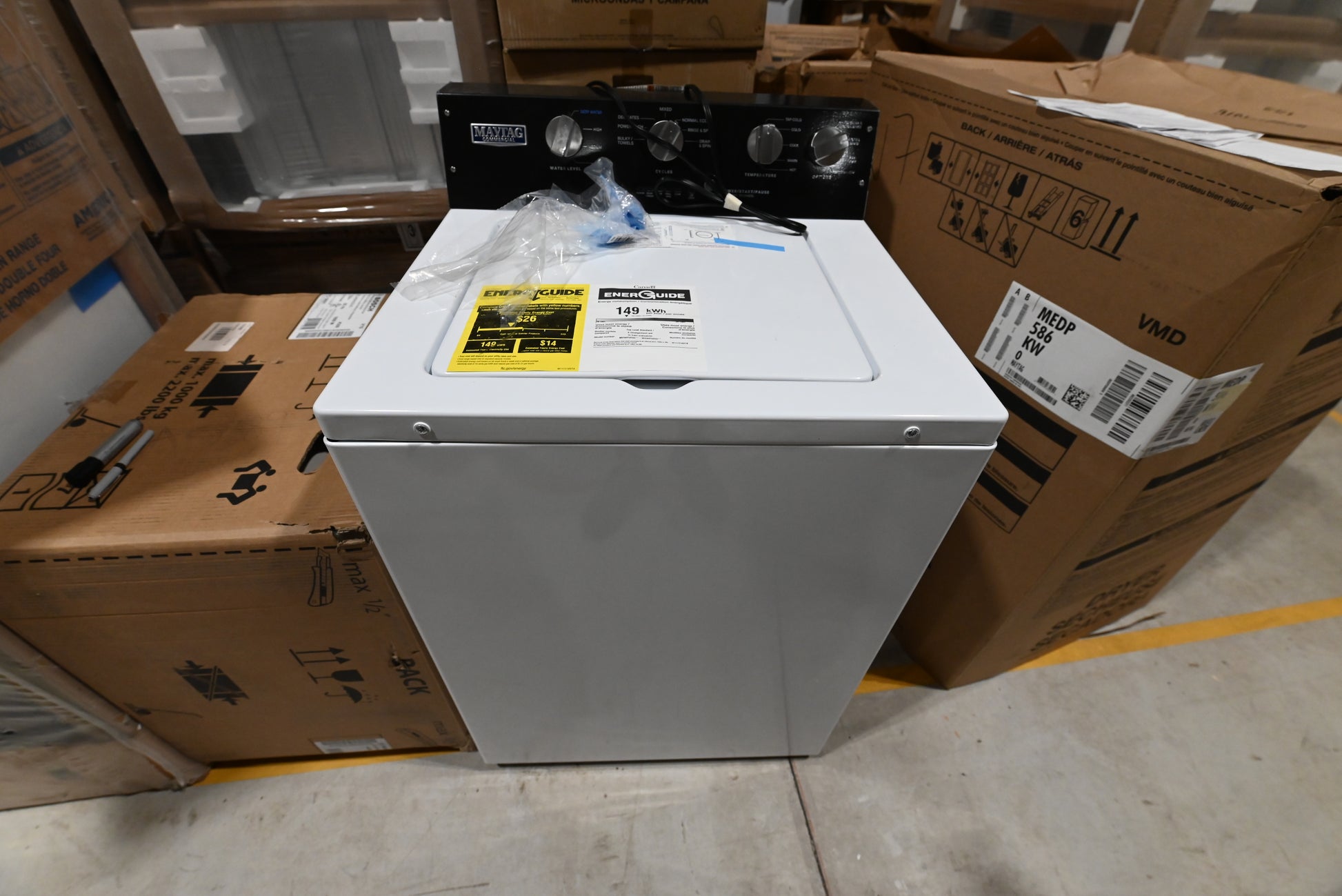 Maytag MVWP586GW 27" White Top Load Washer