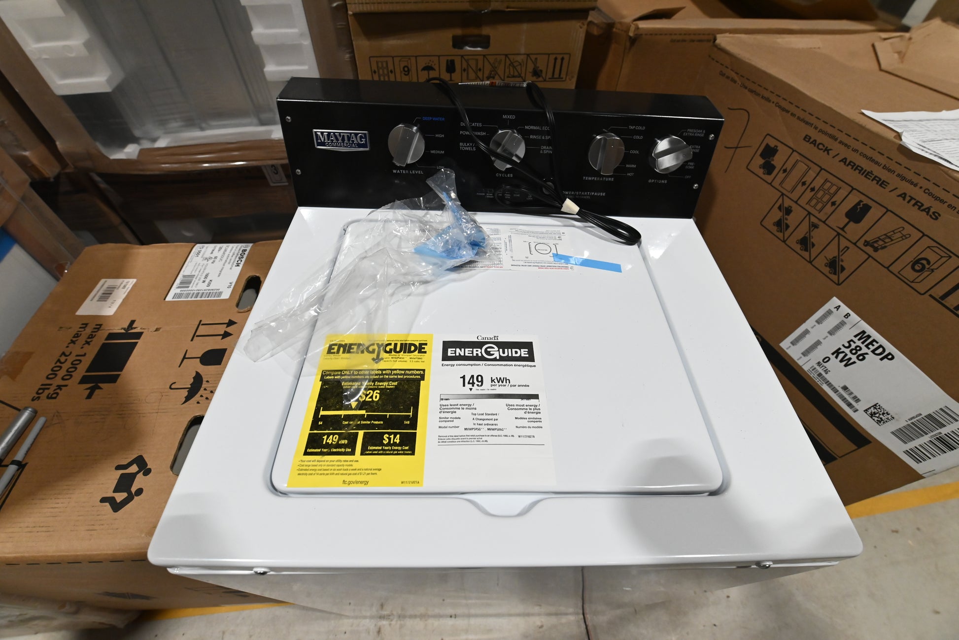 Maytag MVWP586GW 27" White Top Load Washer