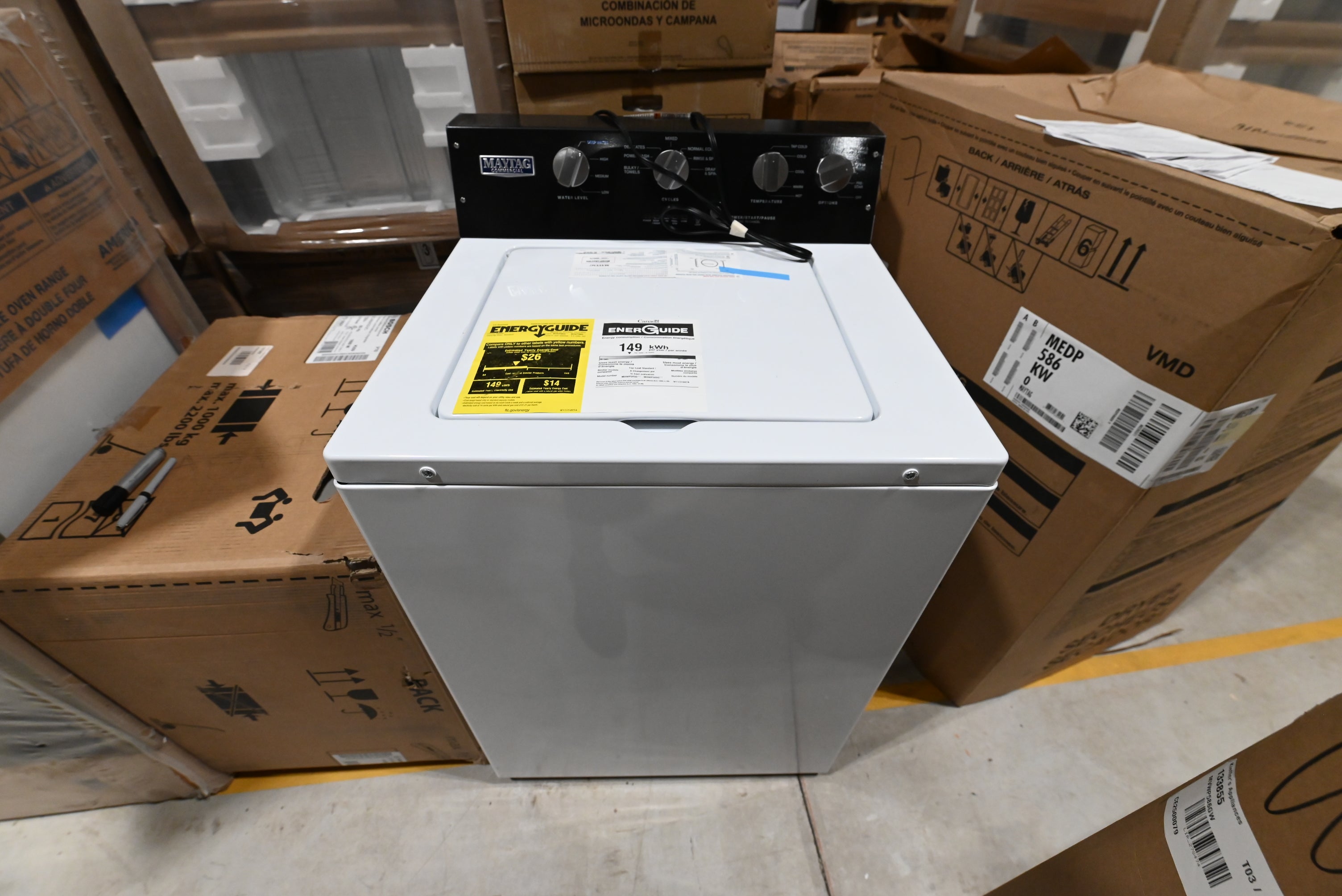 Maytag MVWP586GW 27" White Top Load Washer