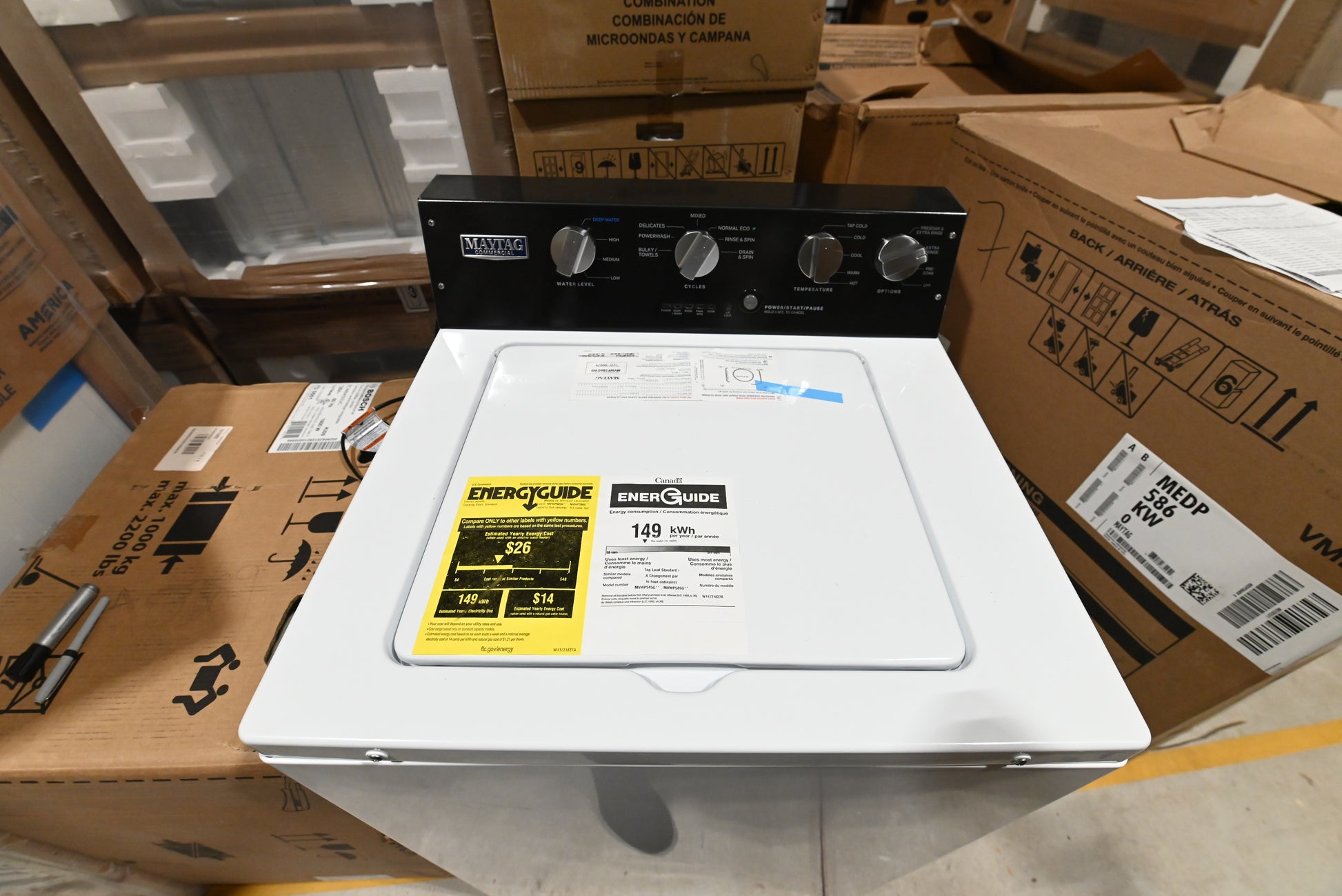 Maytag MVWP586GW 27" White Top Load Washer