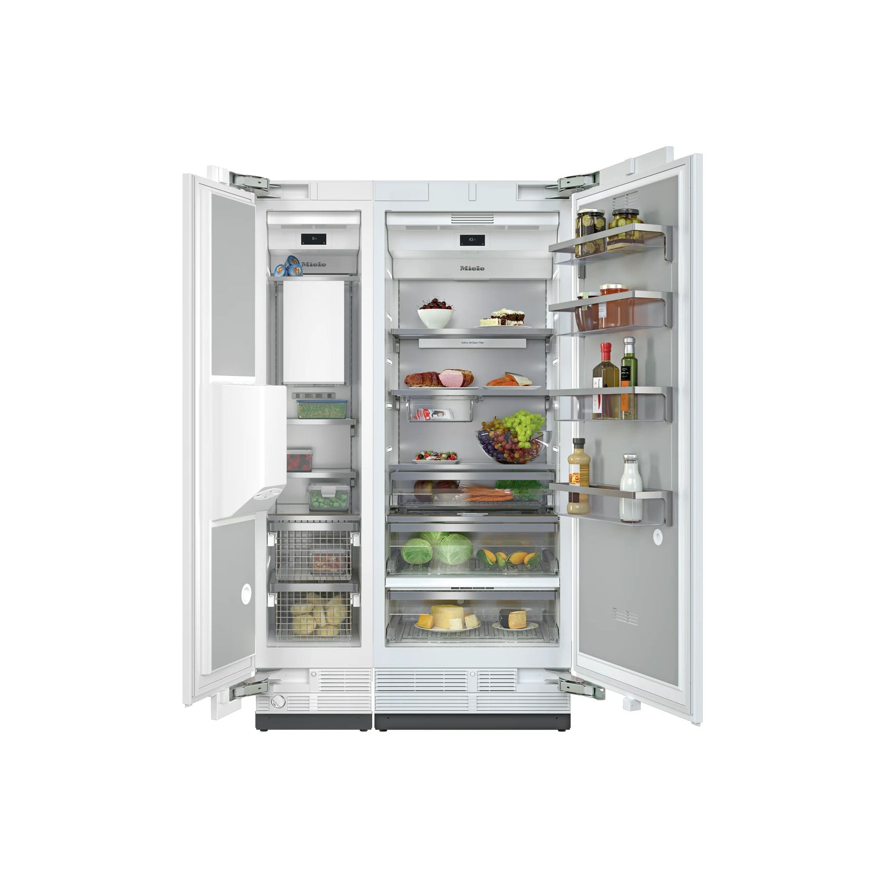 Miele F2472VI & K2802VI 48" Panel Ready Refrigerator/Freezer Combo