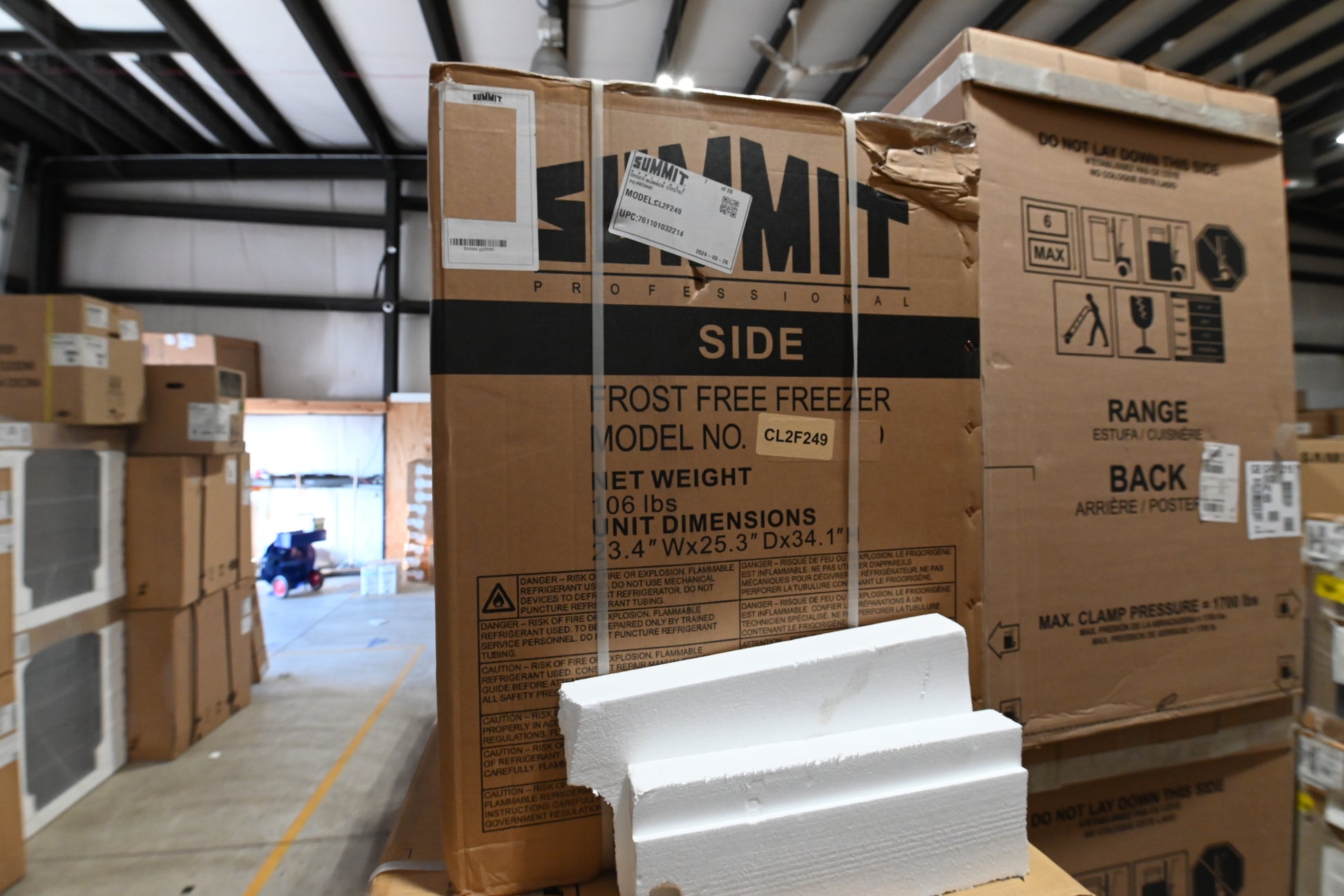 Summit CL2F249 24" Stainless Steel Undercounter Freezer Drawers