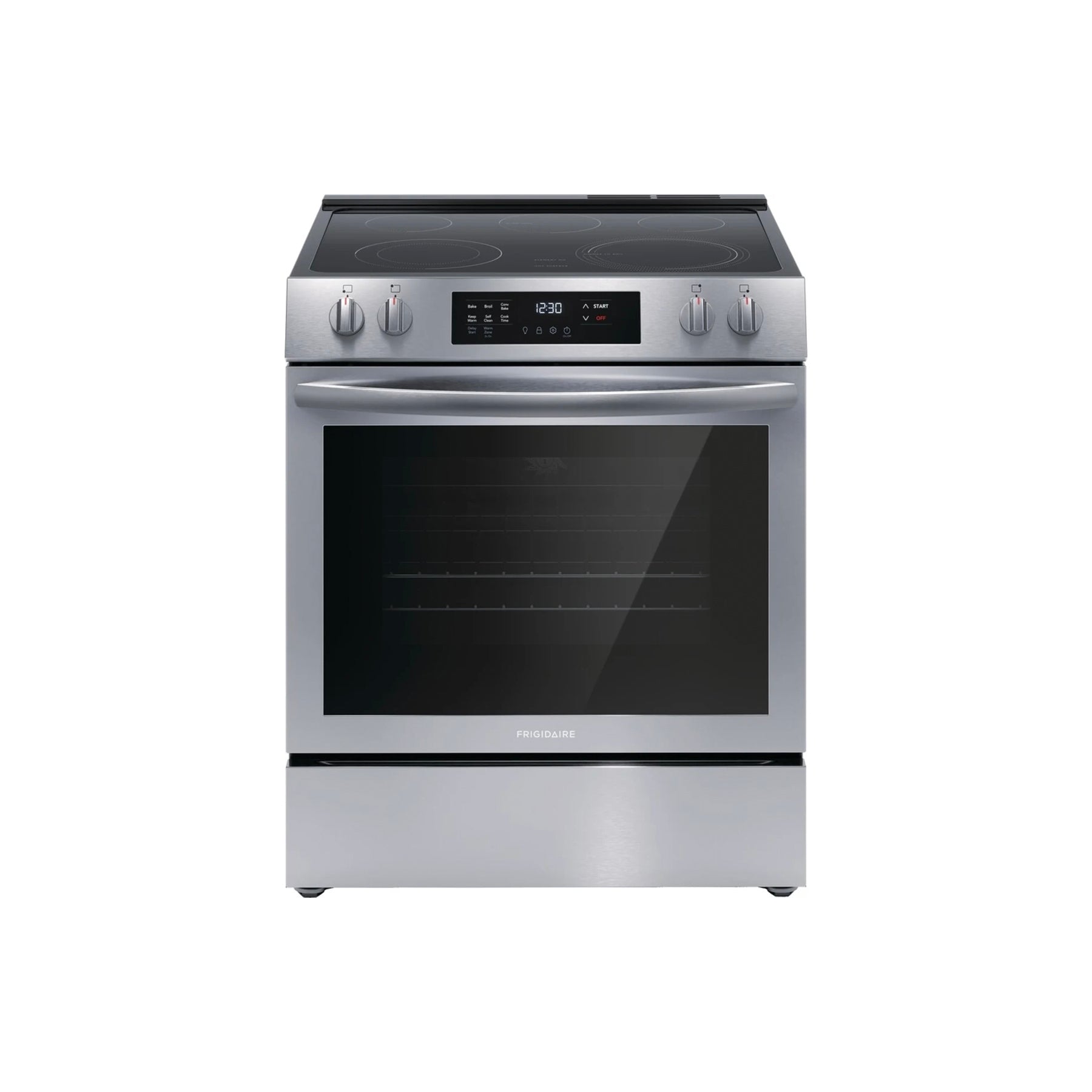 Frigidaire FCFE3083AS 30" Stainless Steel Freestanding Smoothtop Electric Range