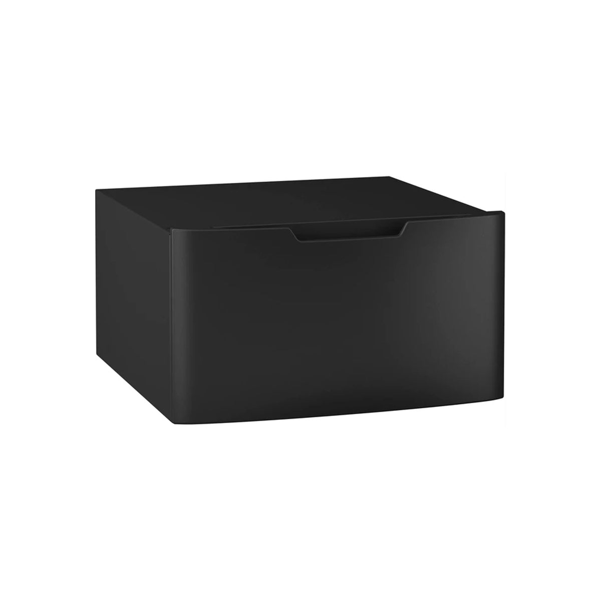 GE 28 inch Carbon Graphite laundry pedestal with storage drawer GFP1528PTDS