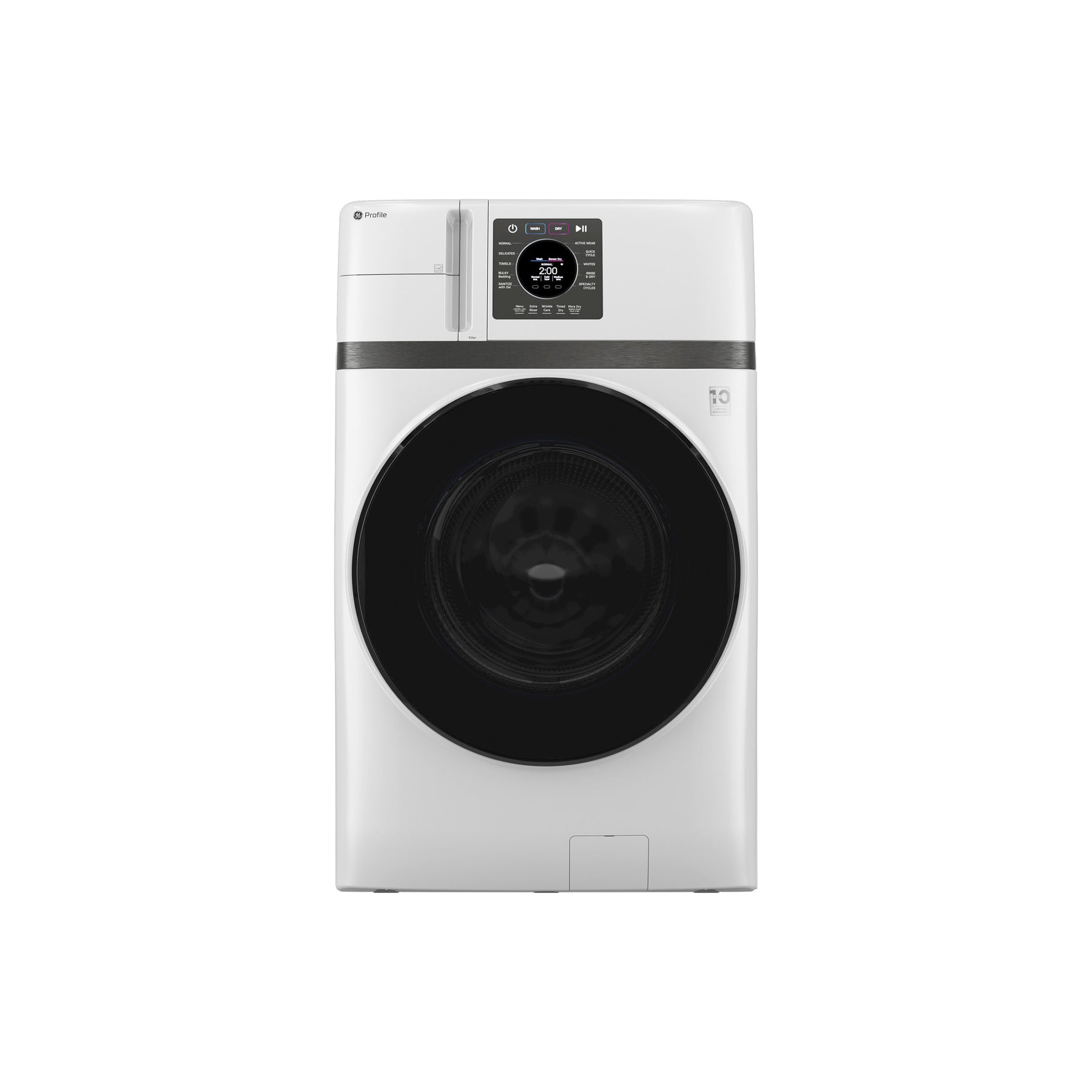 GE Profile PFQ83HSSWWW 28" White Electric 2-in-1 Washer/Dryer Combo