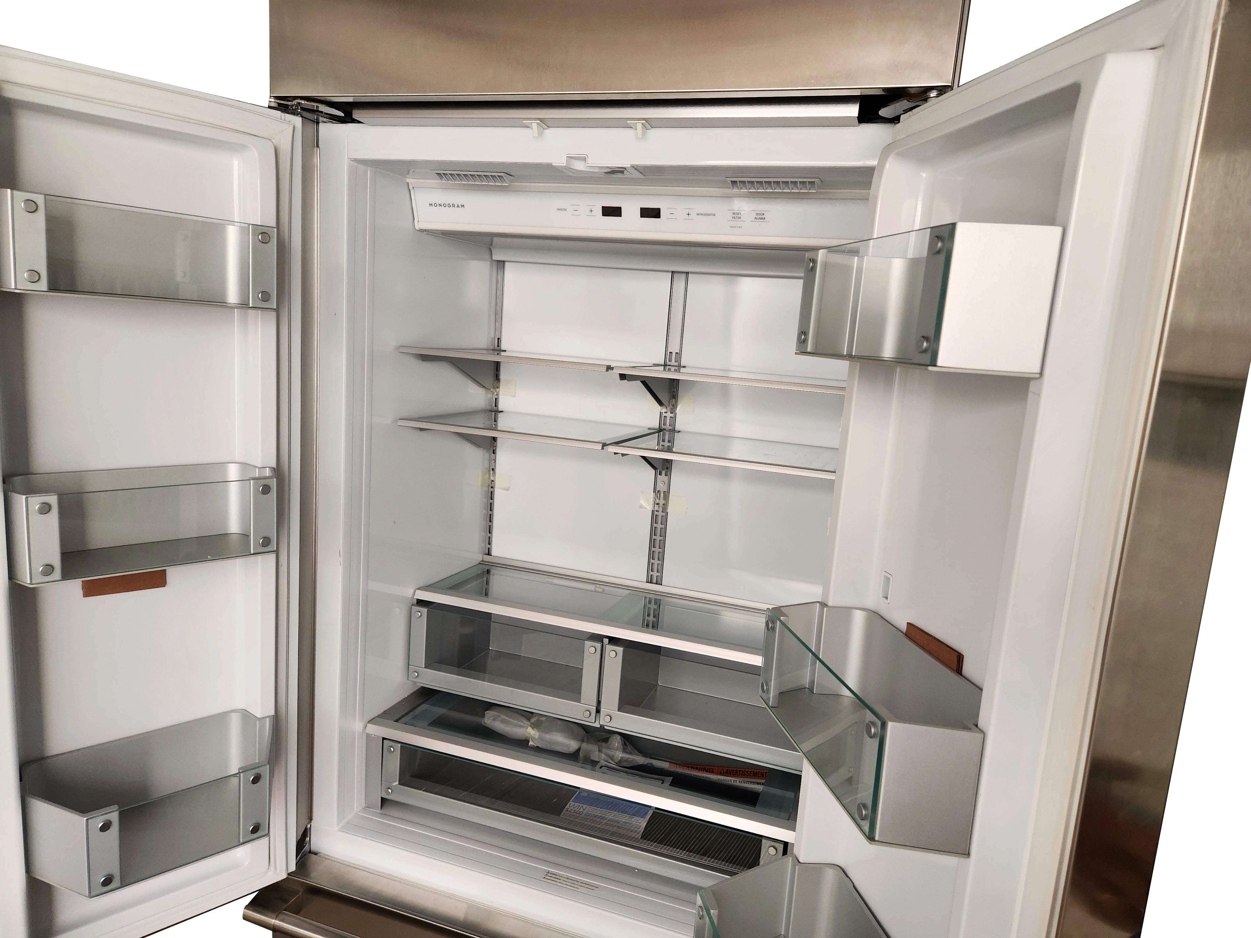 Monogram ZIPS360NNBSS 36" Stainless Steel French Door Refrigerator