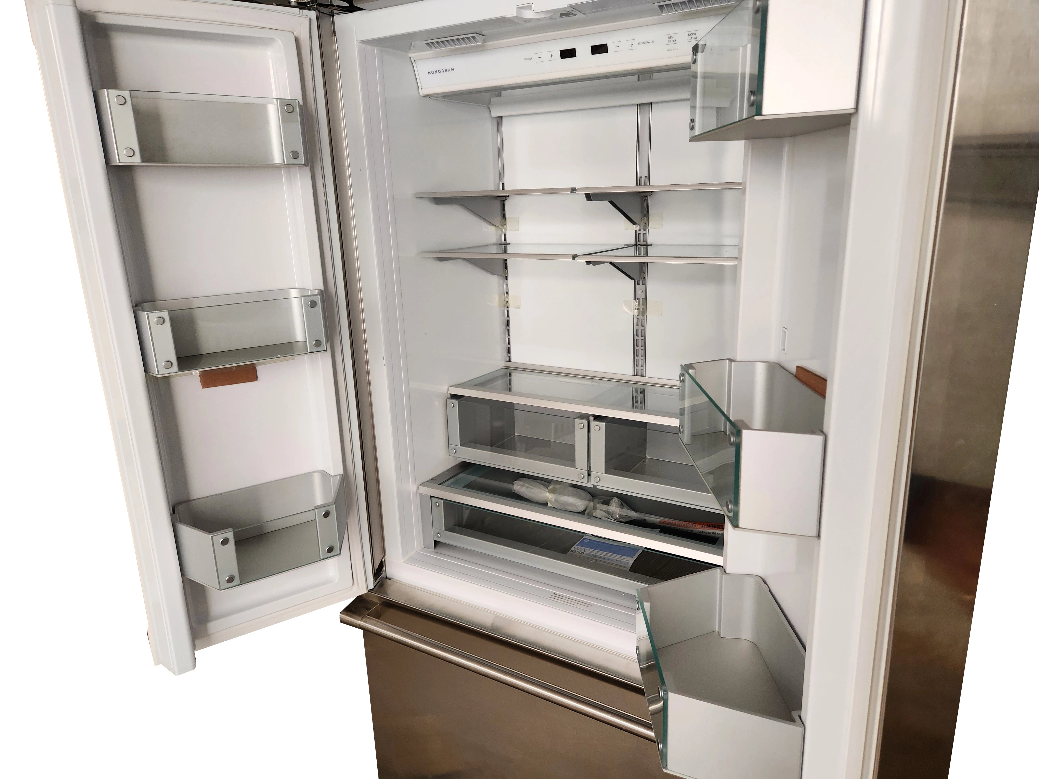 Monogram ZIPS360NNBSS 36" Stainless Steel French Door Refrigerator