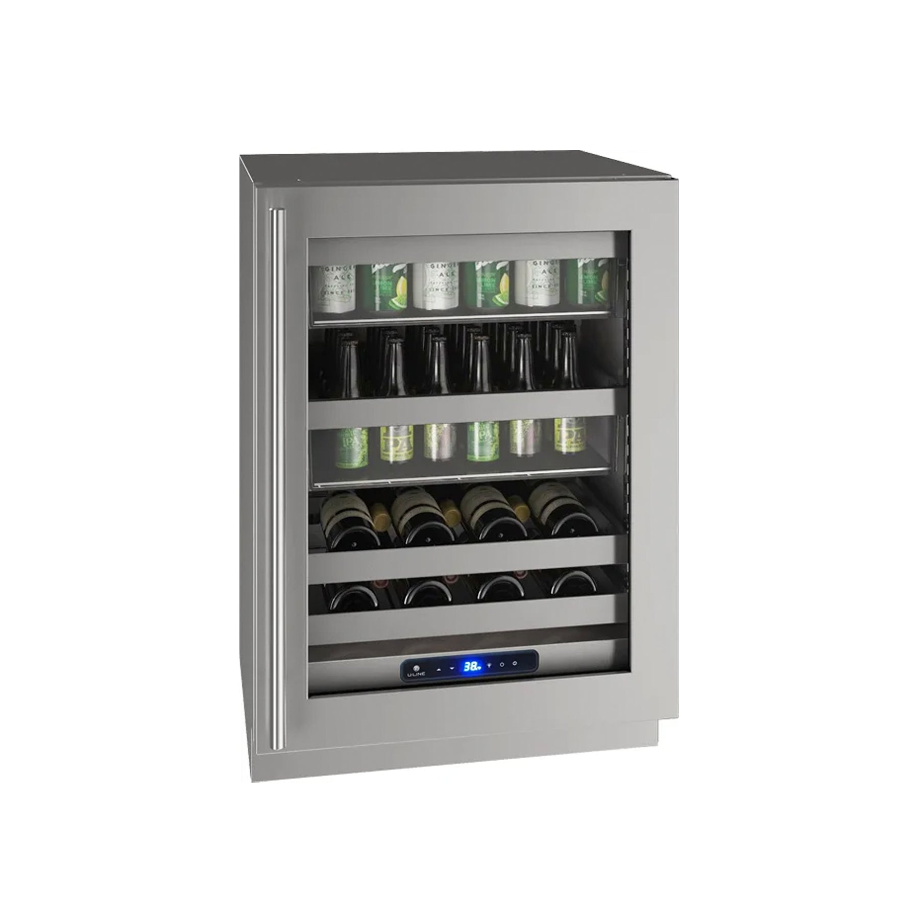 U-Line UHBV524-SG01A 24" Stainless Steel Beverage Center
