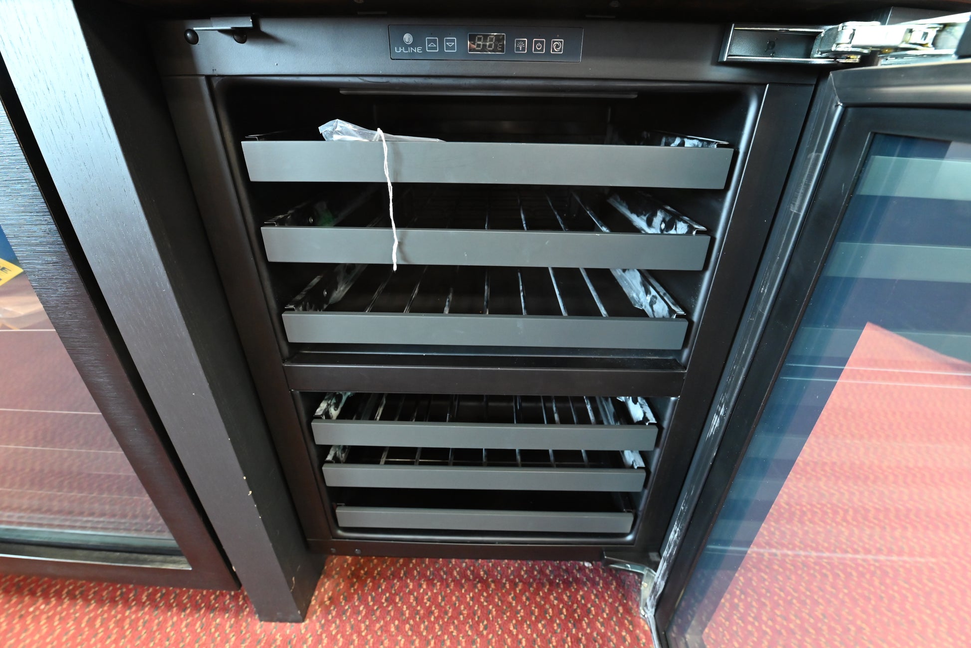 U-Line U2224ZWCS-13B 24" Stainless Steel Undercounter Wine Cooler