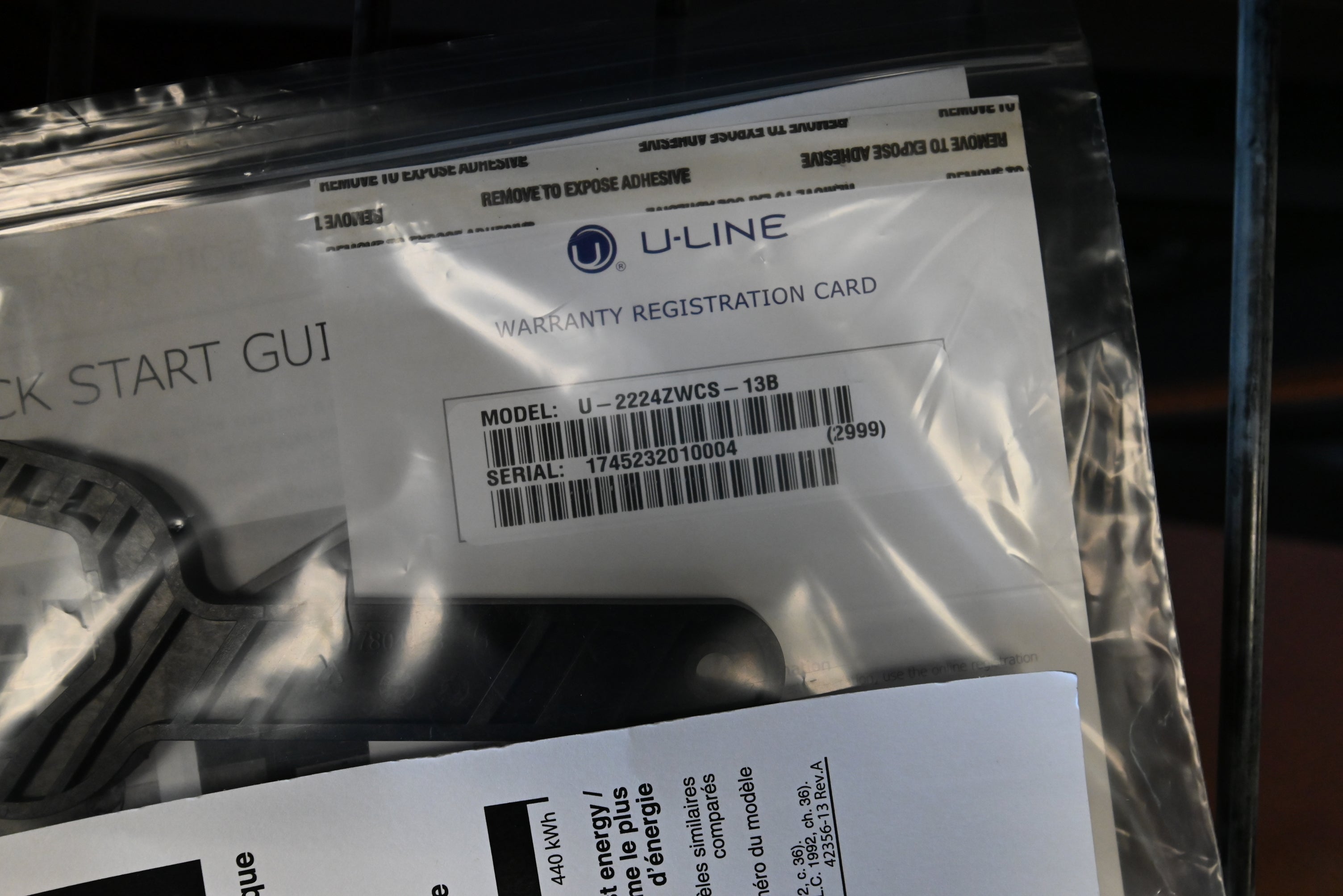 U-Line U2224ZWCS-13B 24" Stainless Steel Undercounter Wine Cooler