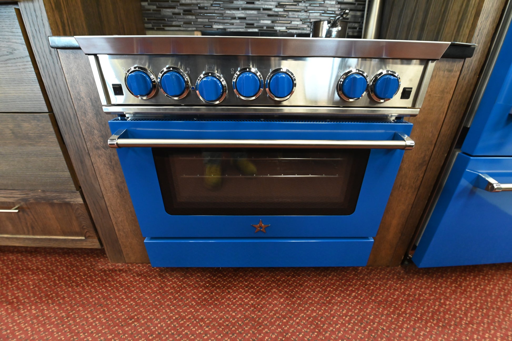 Blue Star RNB366B 36" Blue Gas Range