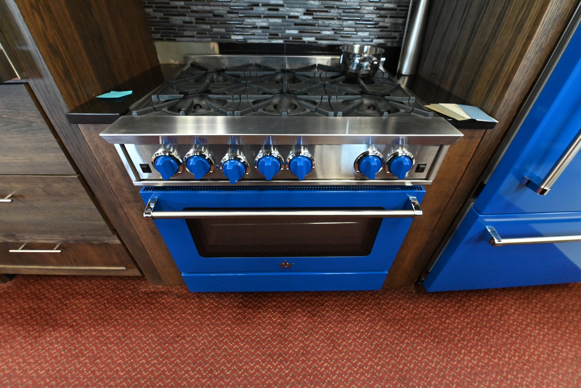 Blue Star RNB366B 36" Blue Gas Range