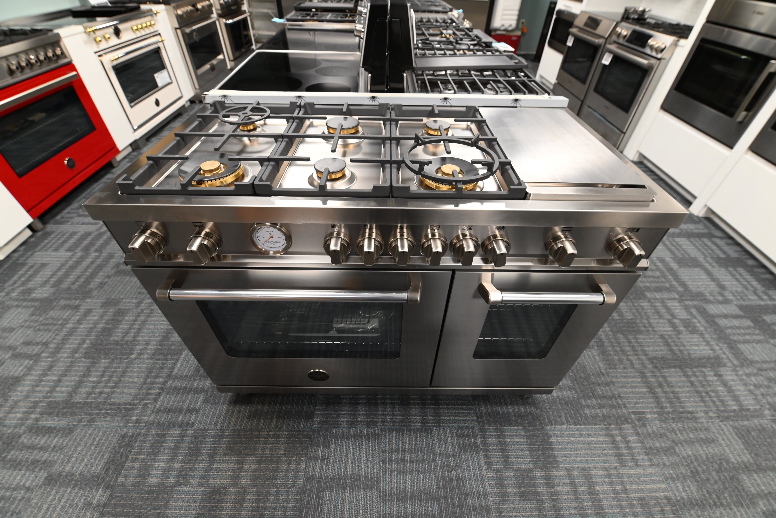 Bertazzoni MAST486GGASXT 48" Stainless Steel Gas Range