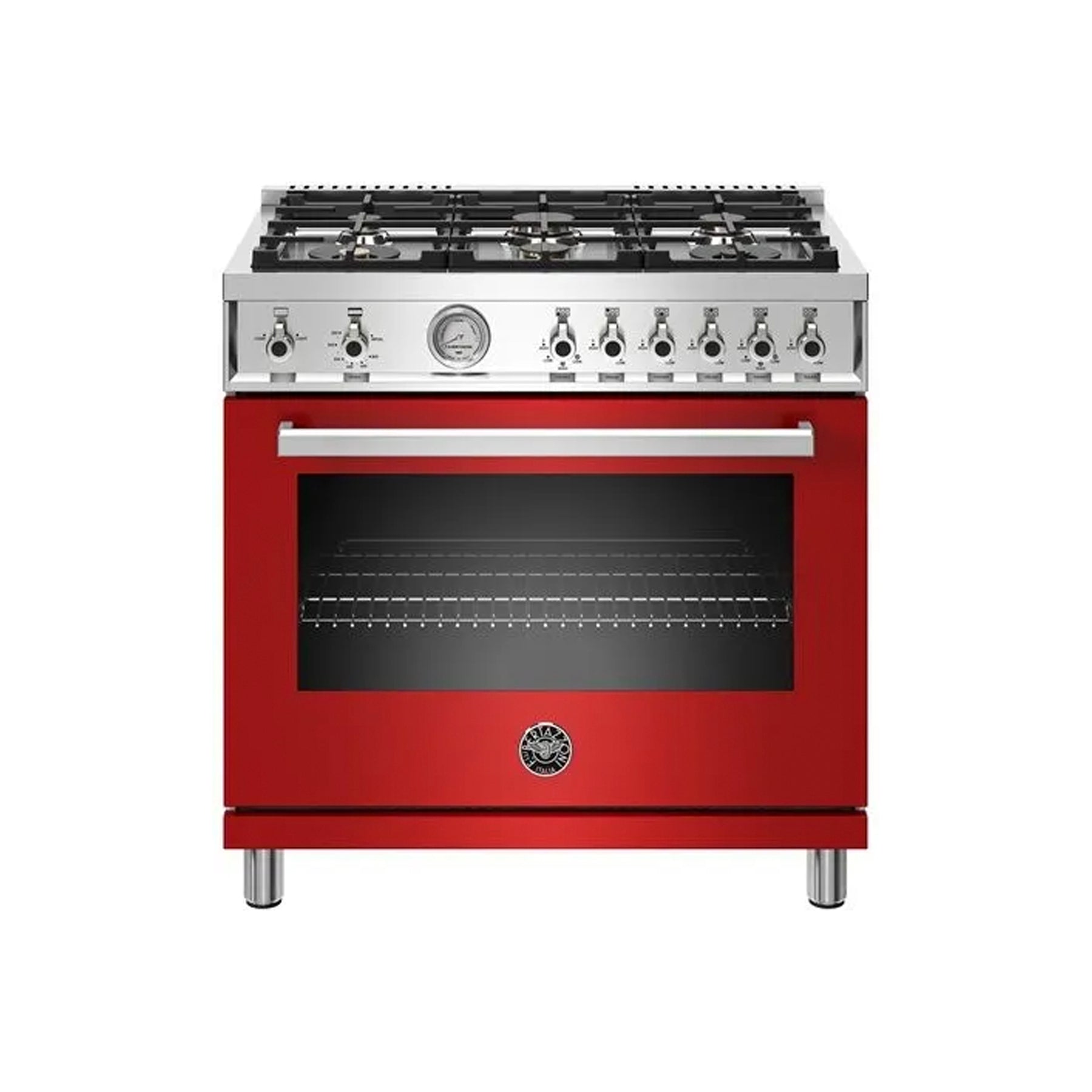 Bertazzoni PROF366GASROT 36" Red Gas Range