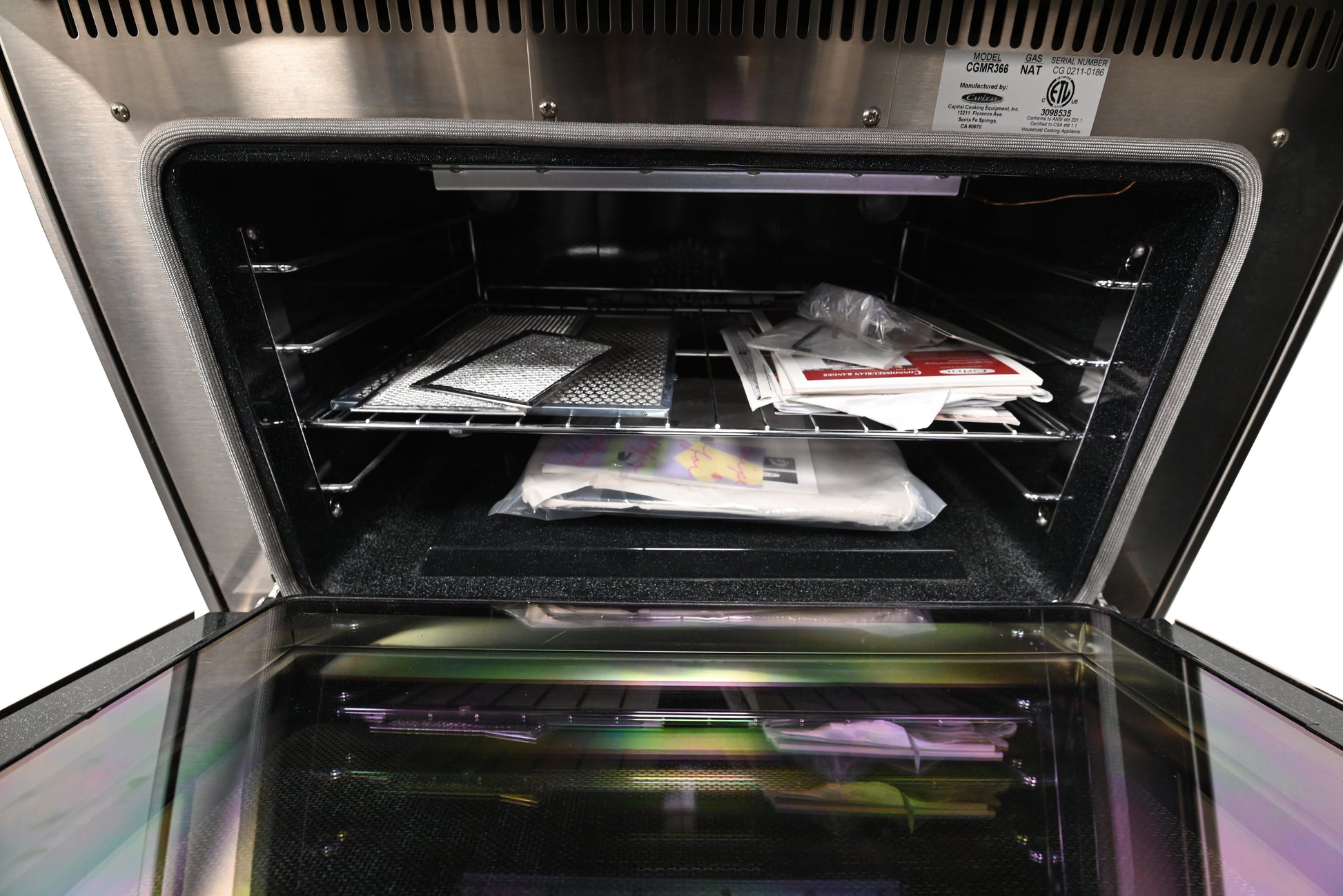 Capital CGMR366 36" Stainless Steel Pro-Style Gas Range