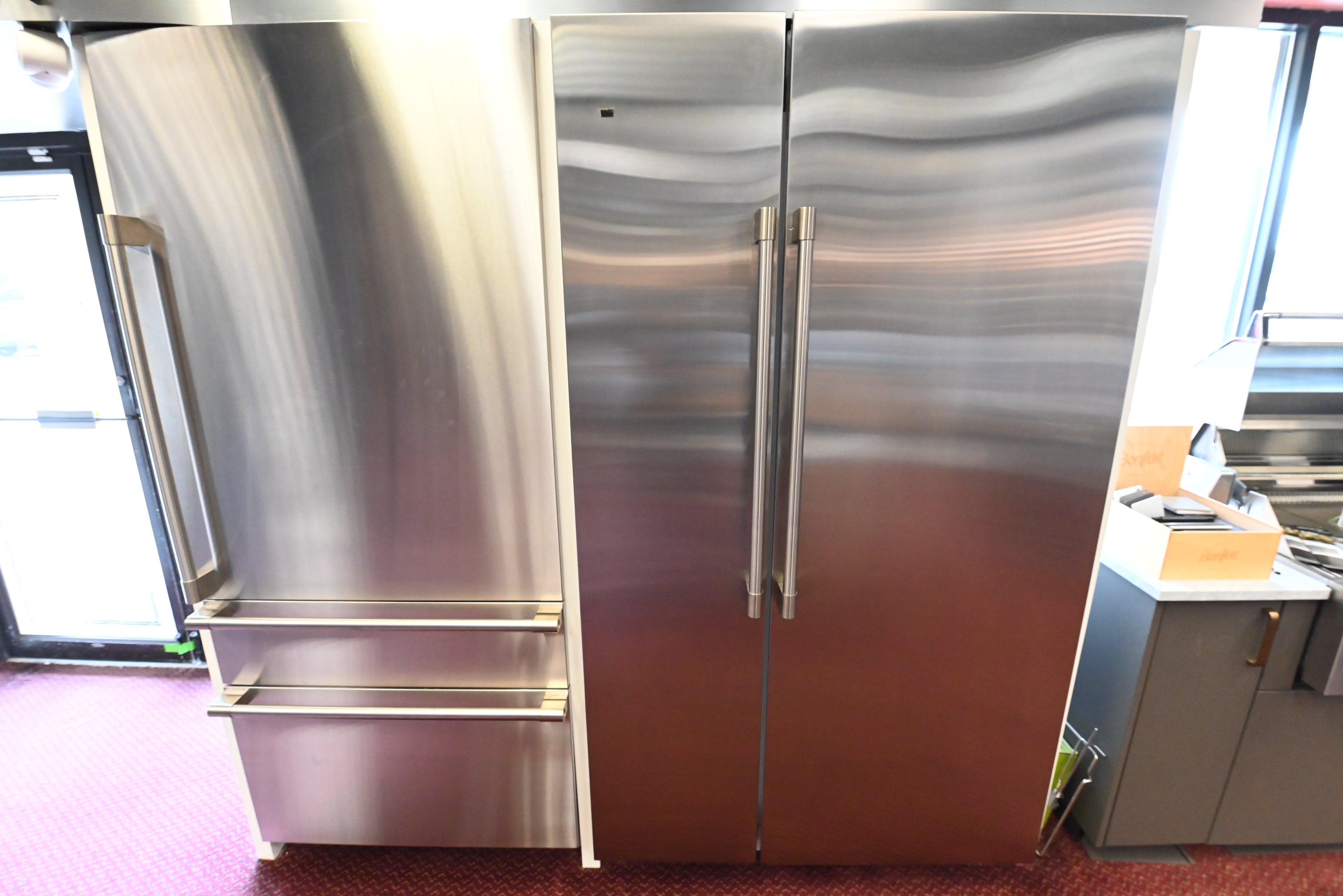 Monogram ZIF181NPNAII 18" Stainless Steel Paneled All Freezer Column