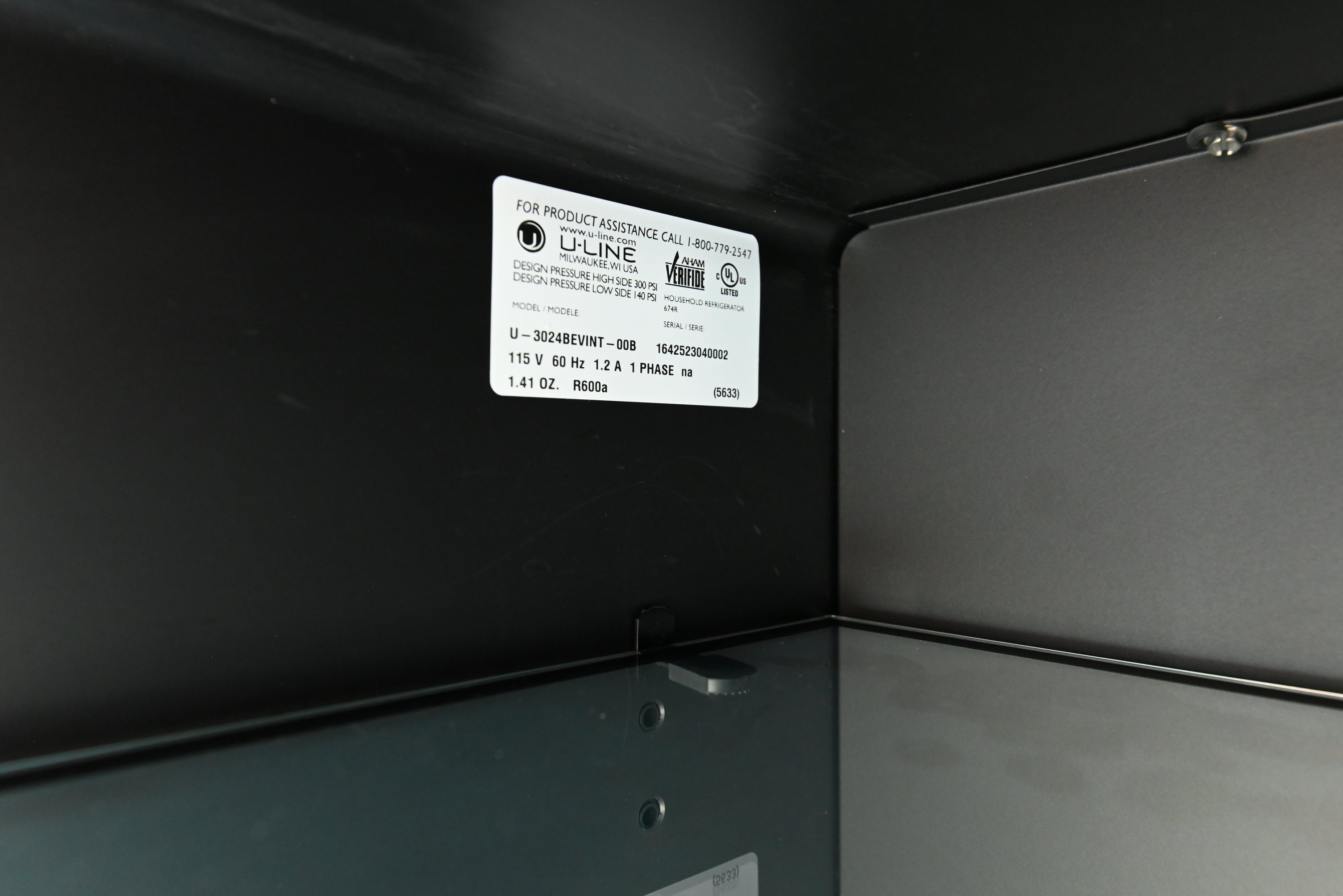 U-Line U-3024BEVINT-00B 24" Panel Ready Beverage Center