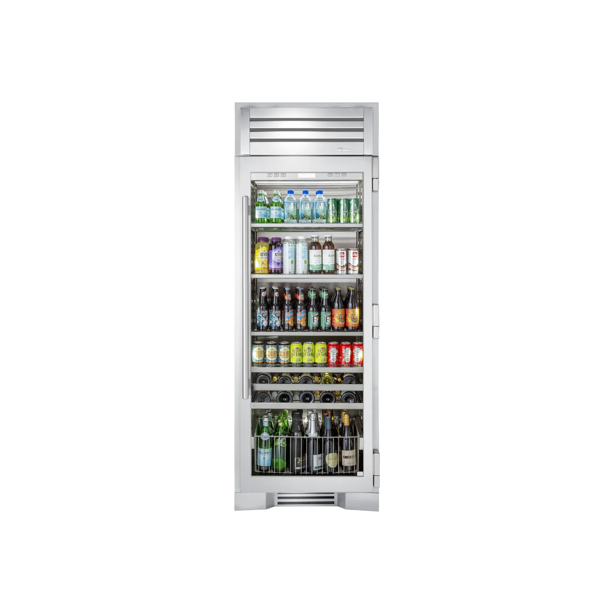 True TR-30BEV-R-SG-A 30" Stainless Steel Built-In All Refrigerator Column