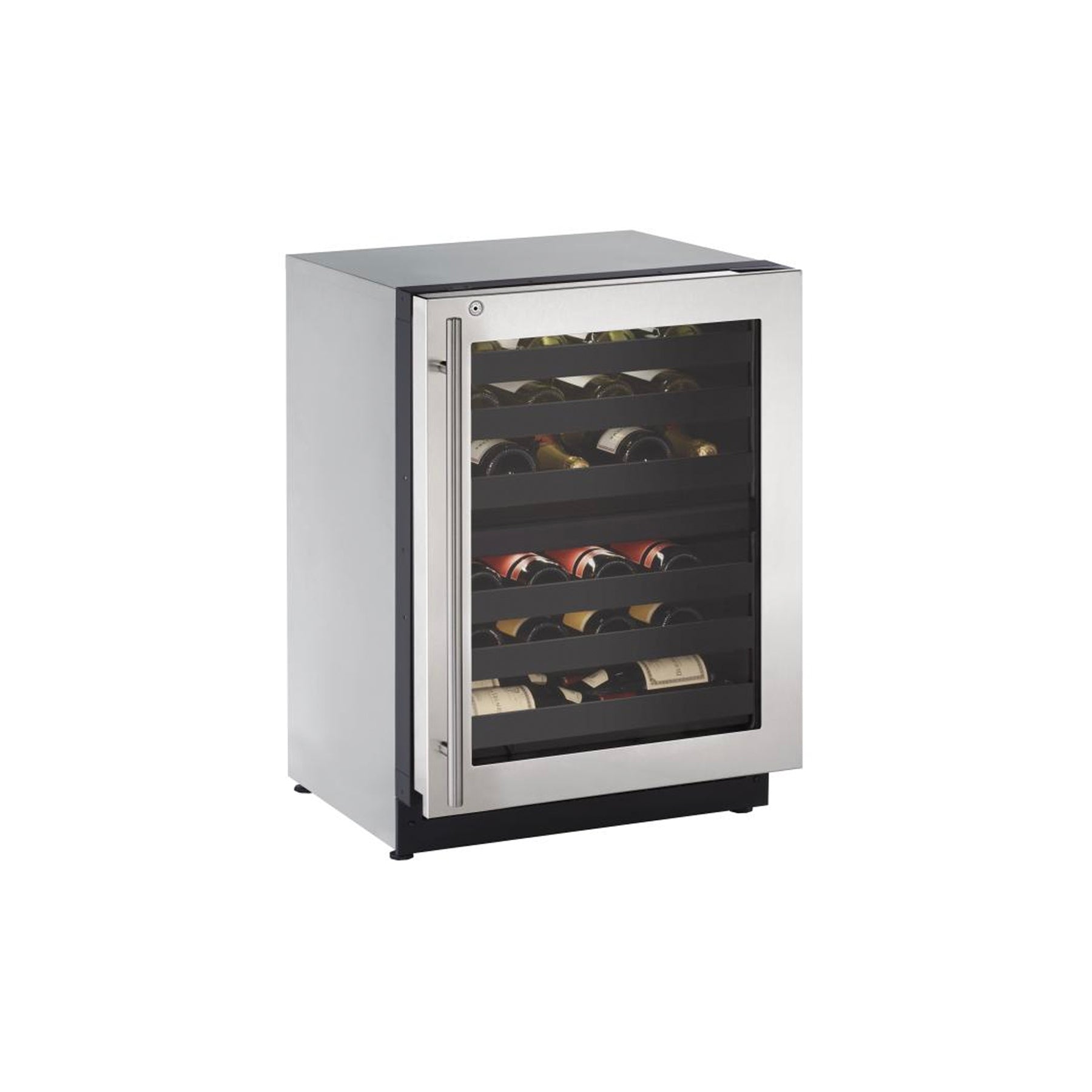 U-Line U-2224ZWCS-13B 24" Stainless Steel Undercounter Dual Zone Wine Cooler