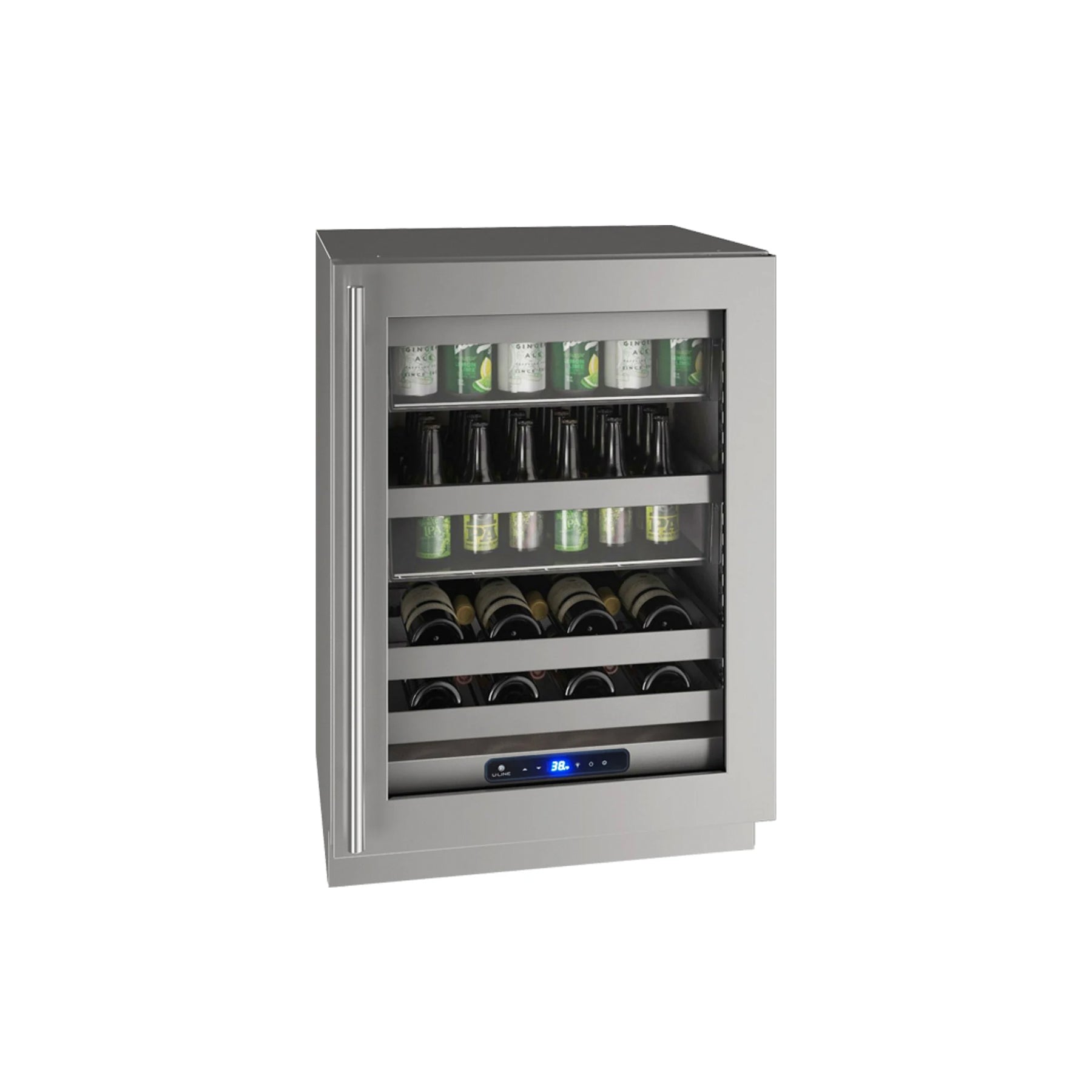 U-Line UHBV524-SG01A 24" Stainless Steel Beverage Center