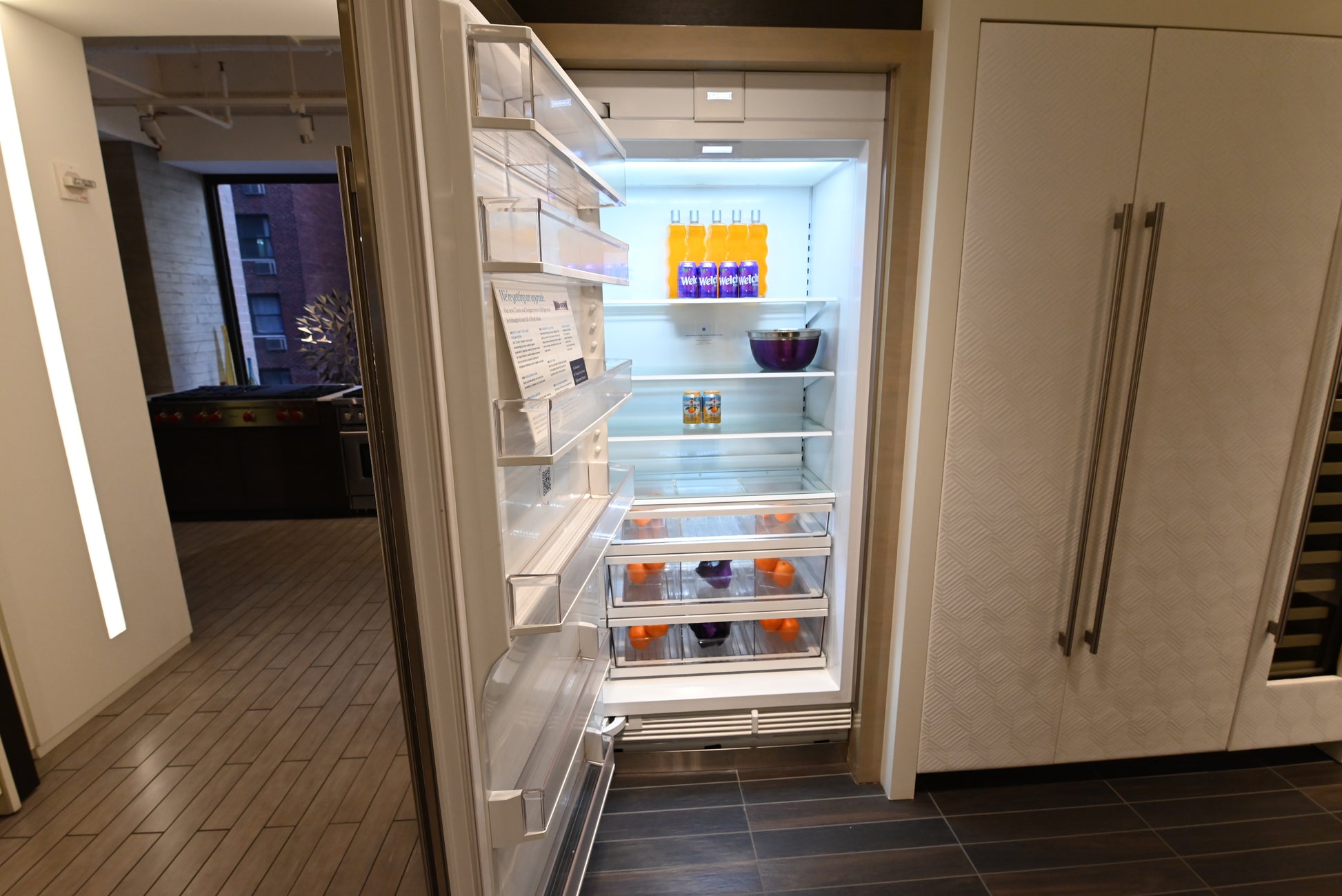 Sub-Zero IC-36R-LH 36" Panel Ready Smart Refrigerator Column