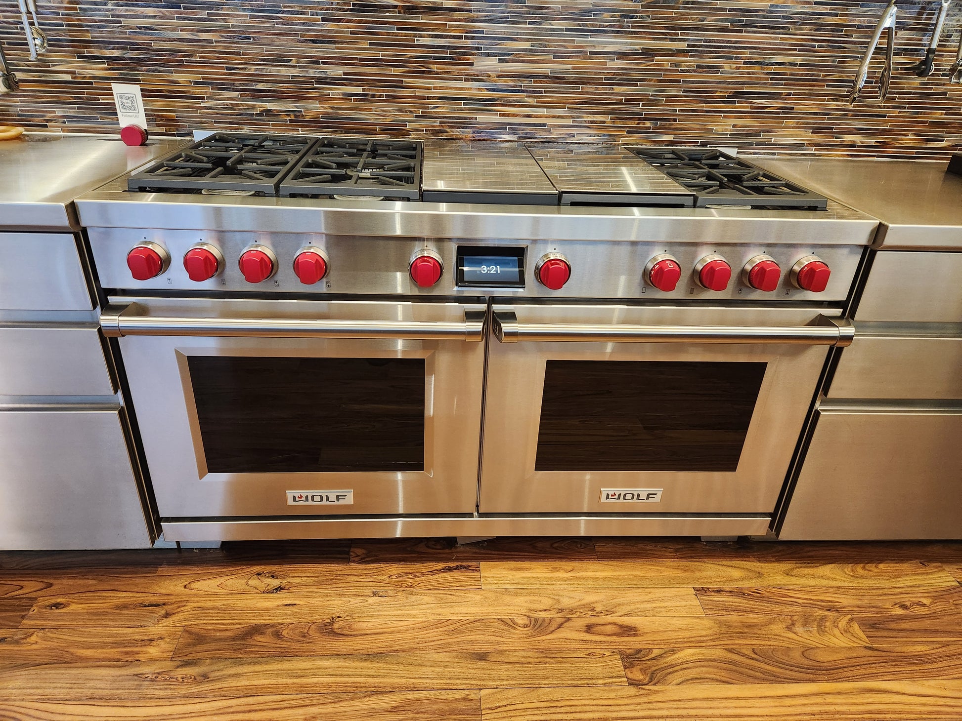 Wolf DF60650CG/S/P 60" Stainless Steel Dual Fuel Smart Freestanding Range with Griddle and Grill