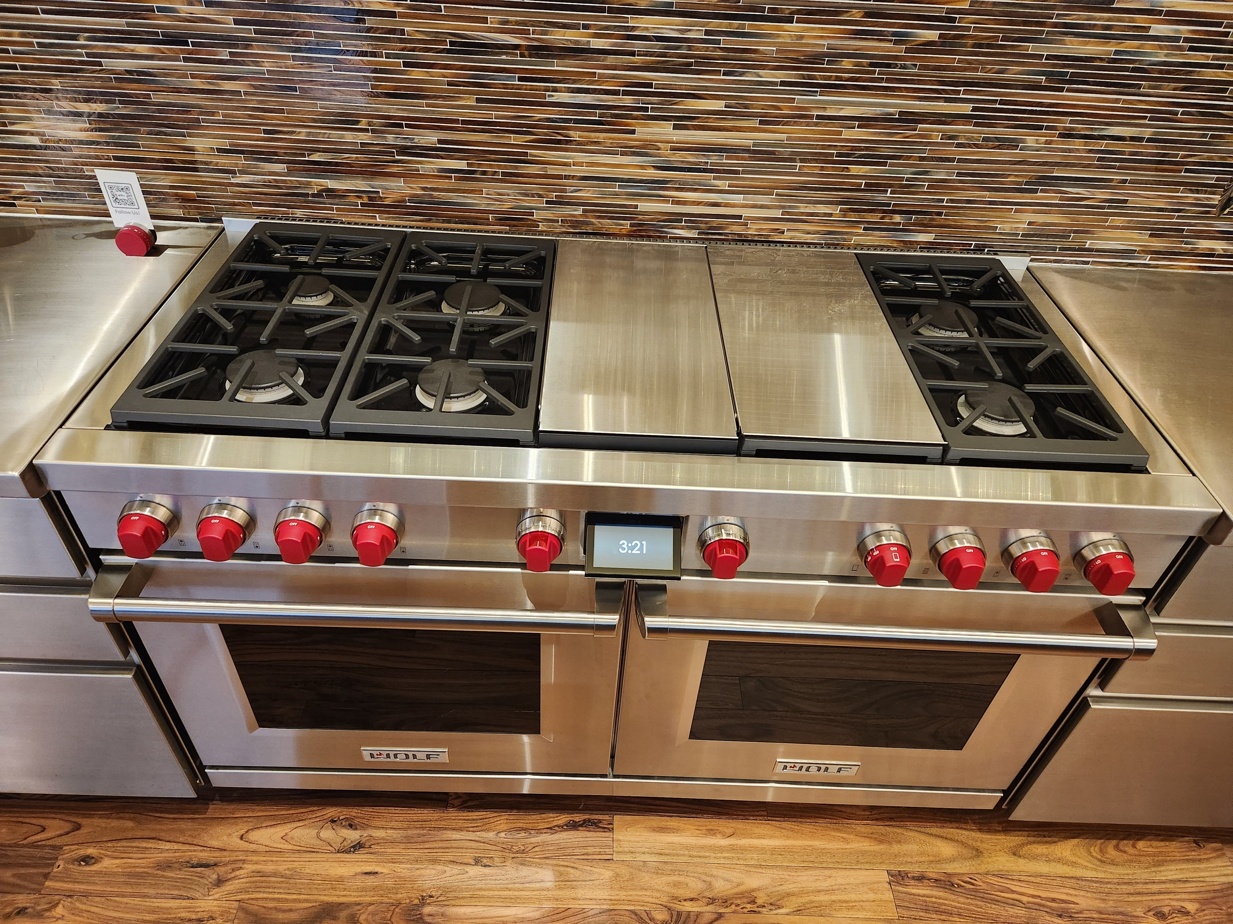 Wolf DF60650CG/S/P 60" Stainless Steel Dual Fuel Smart Freestanding Range with Griddle and Grill