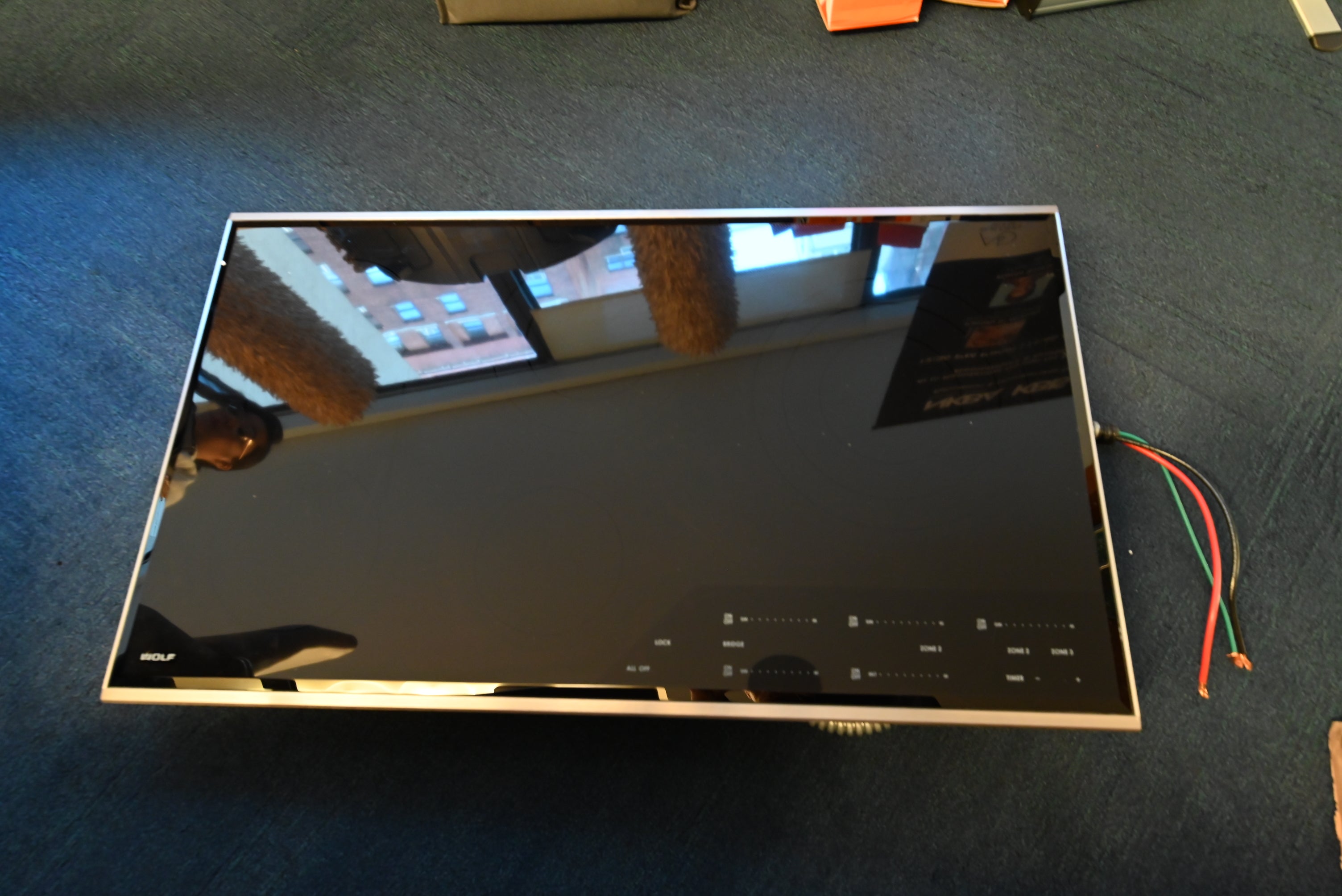 Wolf CE365/T/S 36" Black Electric Cooktop