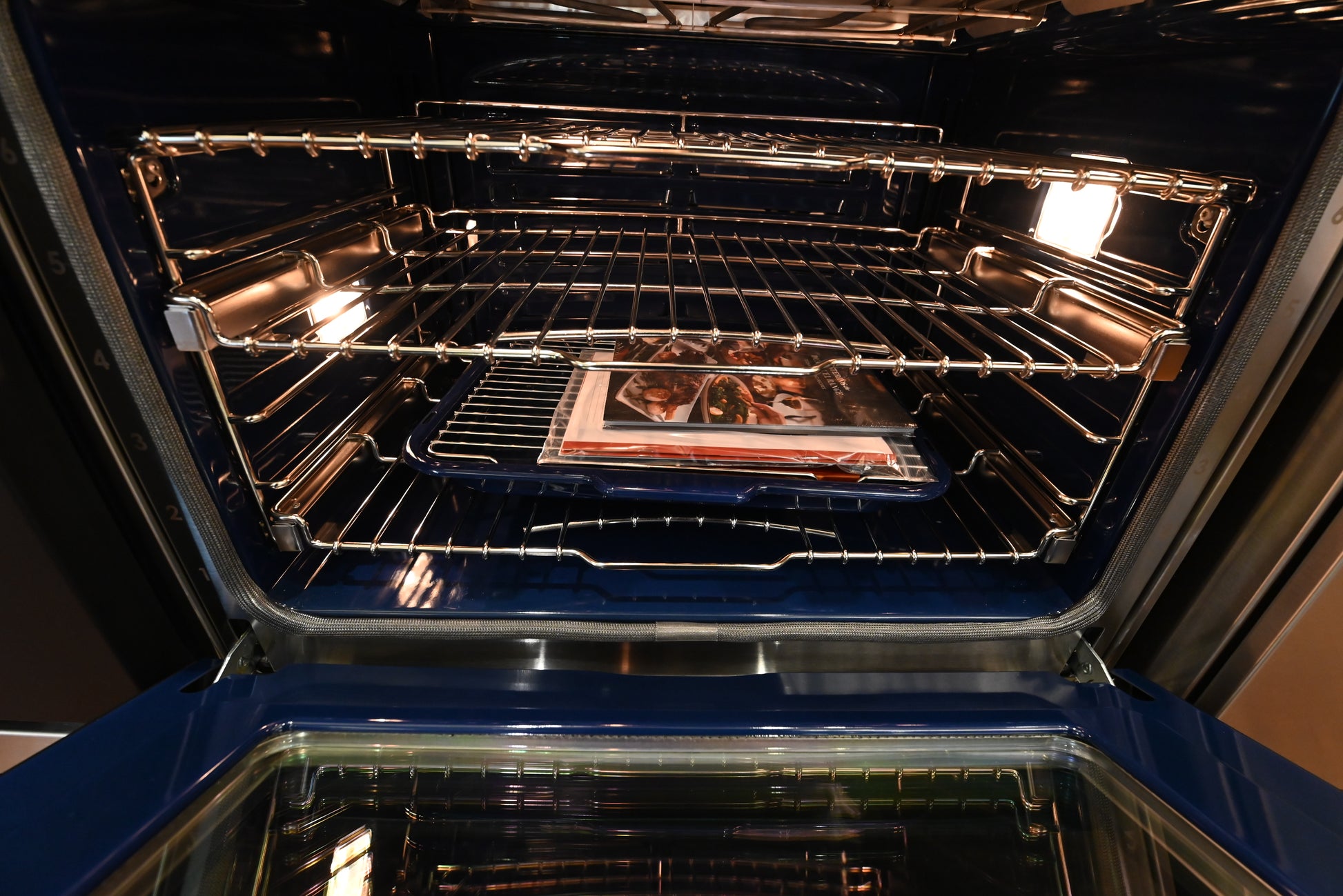 Wolf Certified DF60650CG/BK/P 60" Stainless Steel & Black Dual Fuel Range