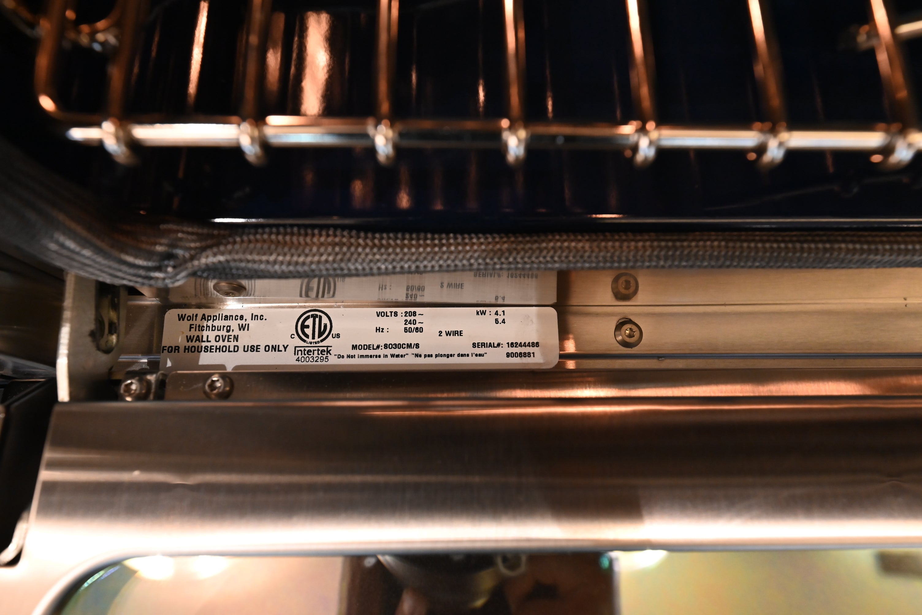 Wolf Certified SO30CM/S 30" Stainless Steel Electric Single Wall Oven