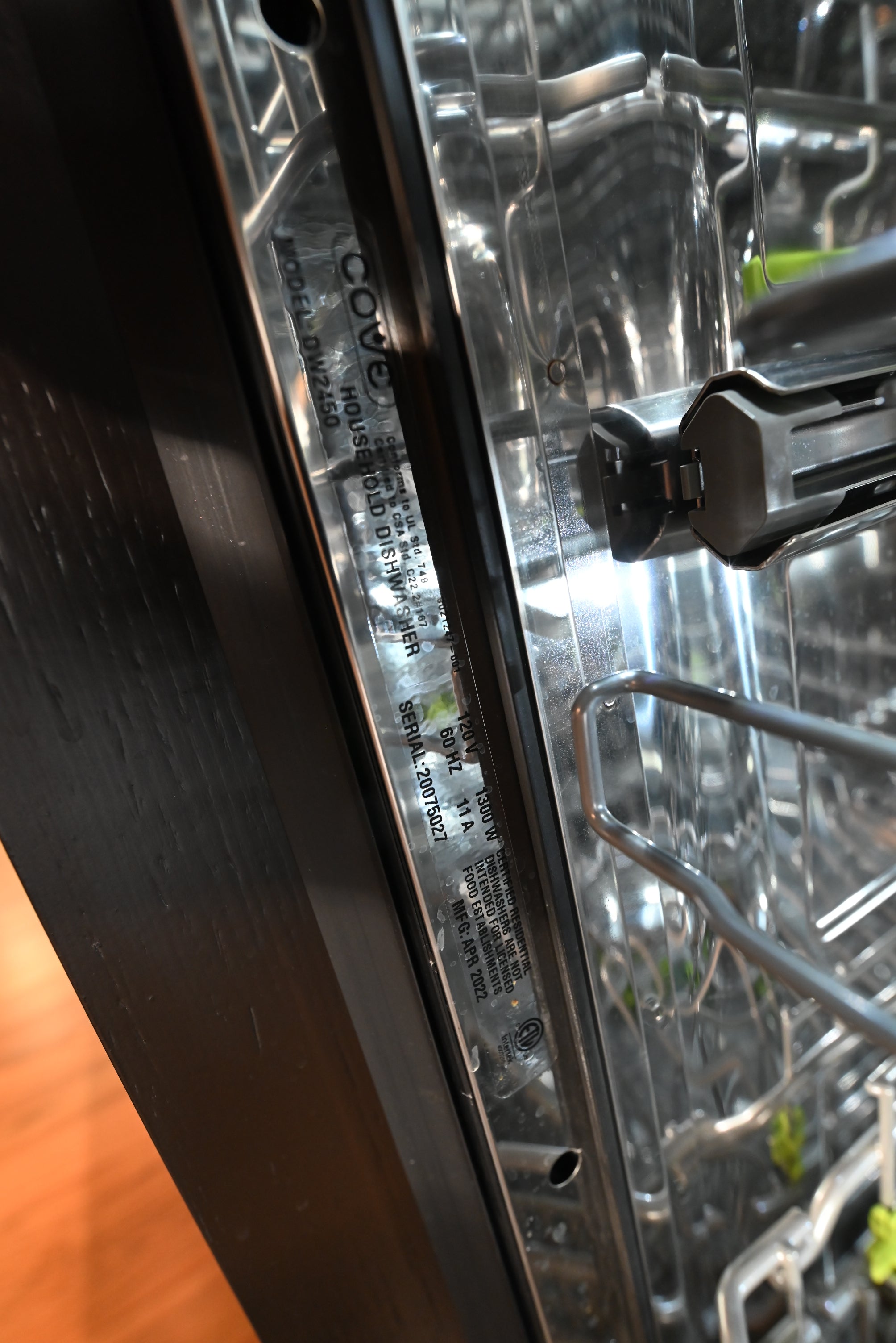 Cove Certified DW2450 24" Panel Ready Dishwasher