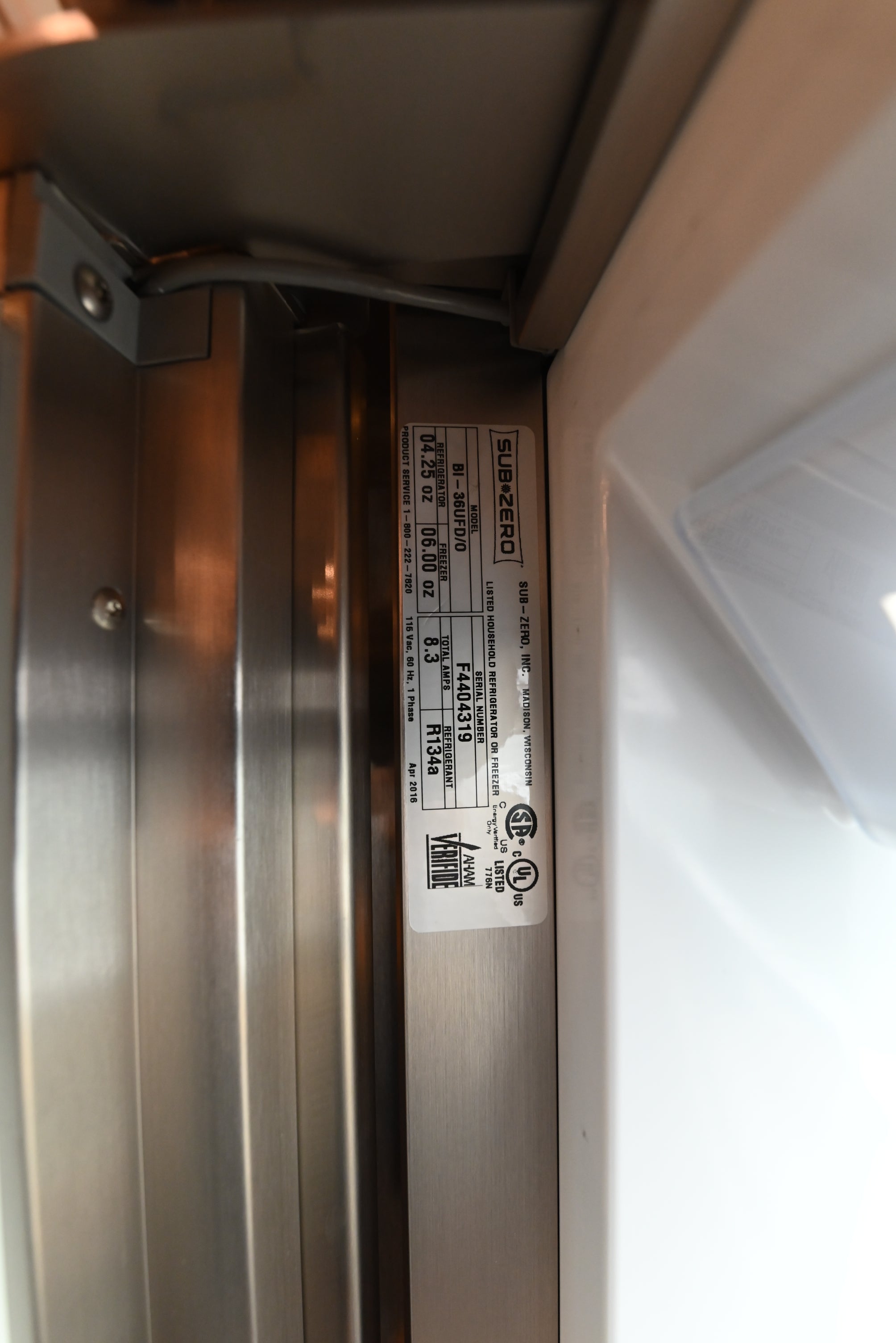 Sub-Zero Certified BI-36UFD/0 36" Panel Ready French Door Refrigerator