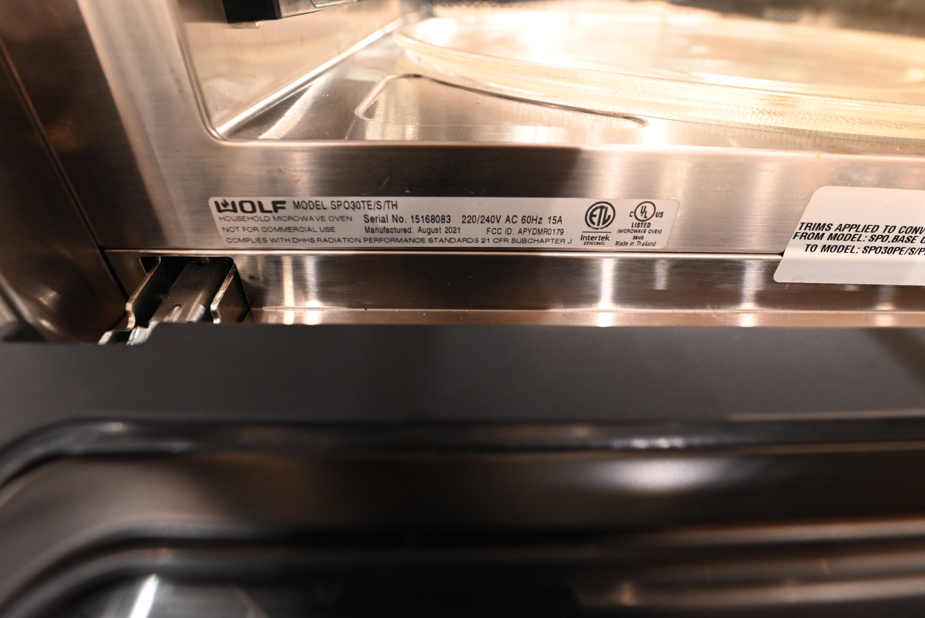 Wolf Certified SPO30TE/S/TH 30" Stainless Steel Electric Speed Oven