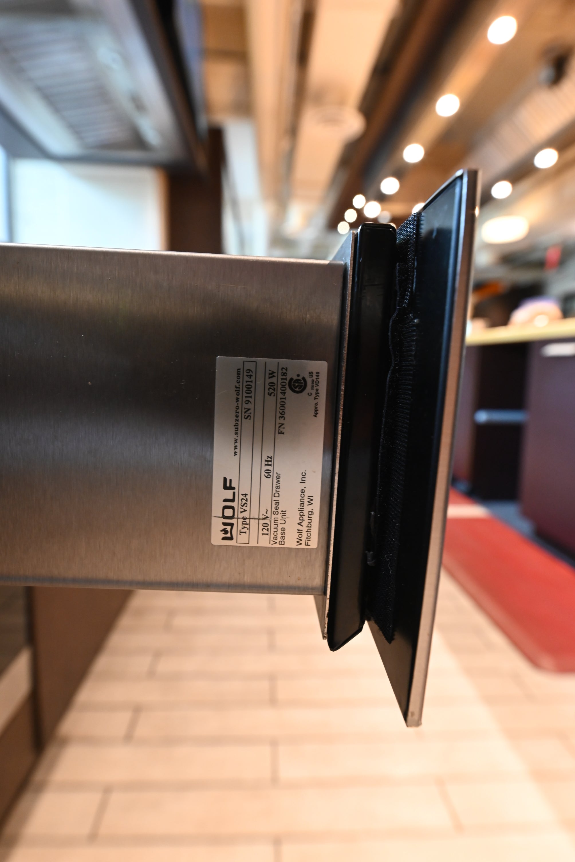 Wolf Certified VS24 24" Stainless Steel Vacuum Seal Drawer