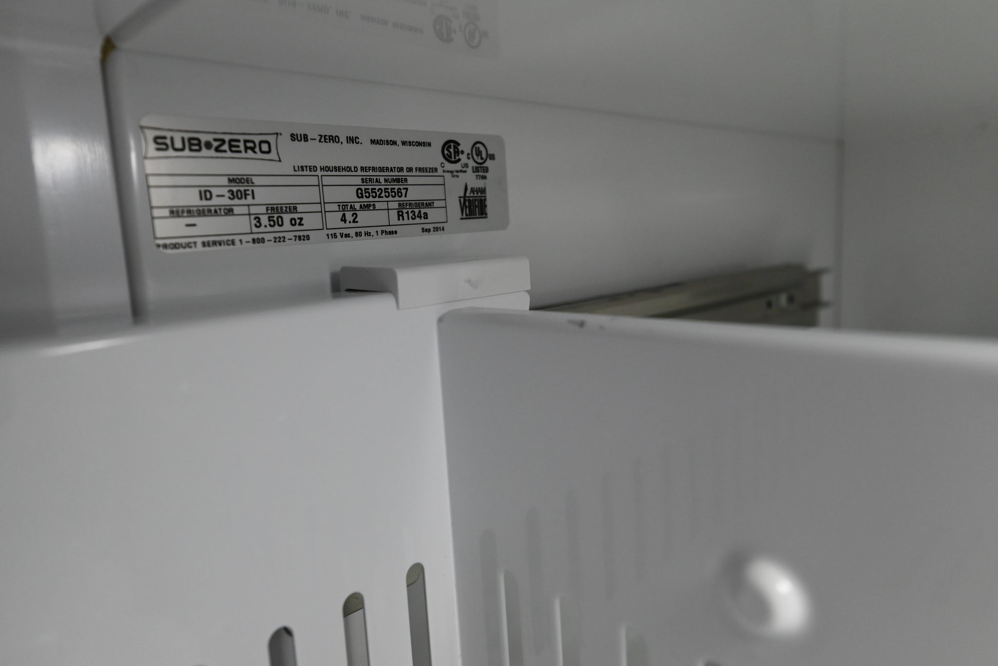 Sub-Zero Certified ID-30FI 30" Panel Ready Freezer Drawers with Ice Maker