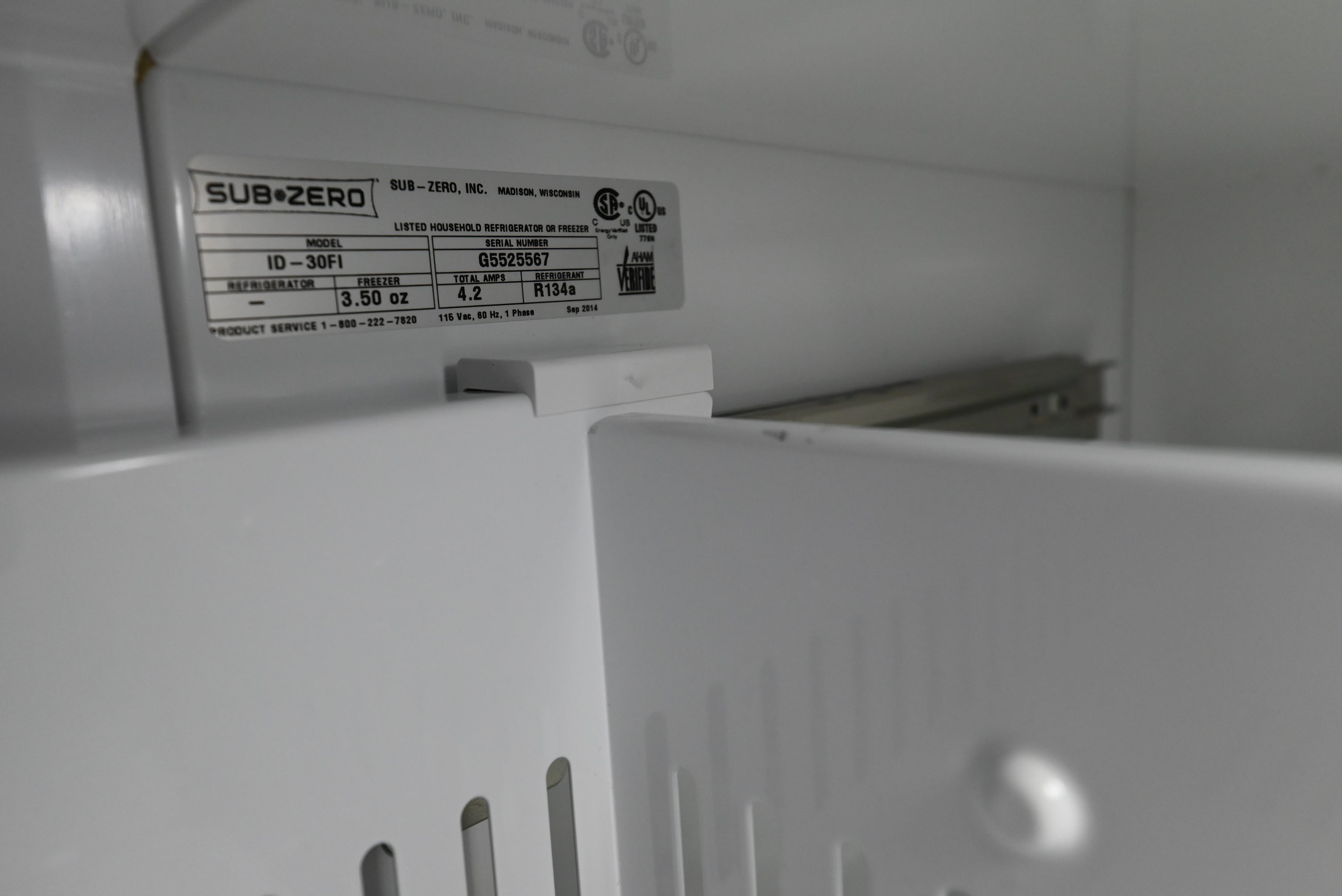 Sub-Zero Certified ID-30FI 30" Panel Ready Freezer Drawers with Ice Maker