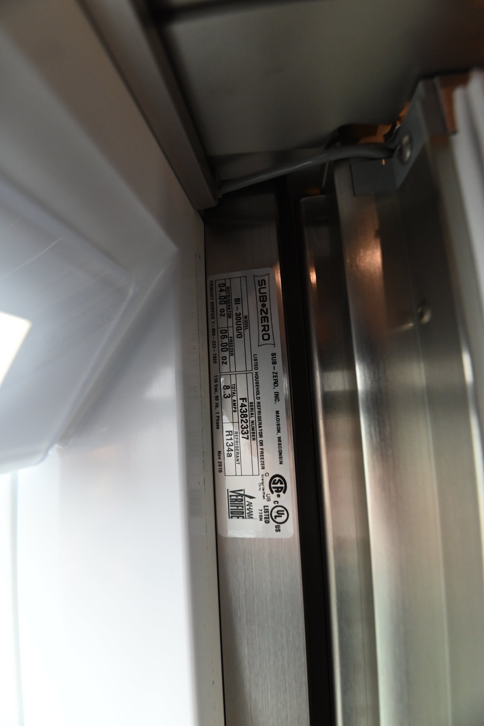 Sub-Zero Certified BI-30UG/0 30" Panel Ready Bottom Freezer Refrigerator with Glass Door