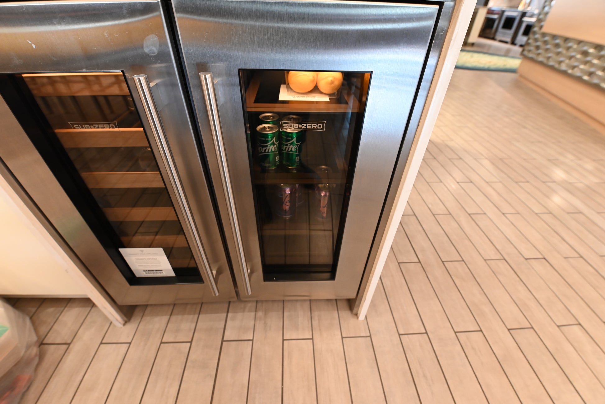 Sub-Zero Certified DEU1550BG/R 15" Stainless Steel Undercounter Beverage Center