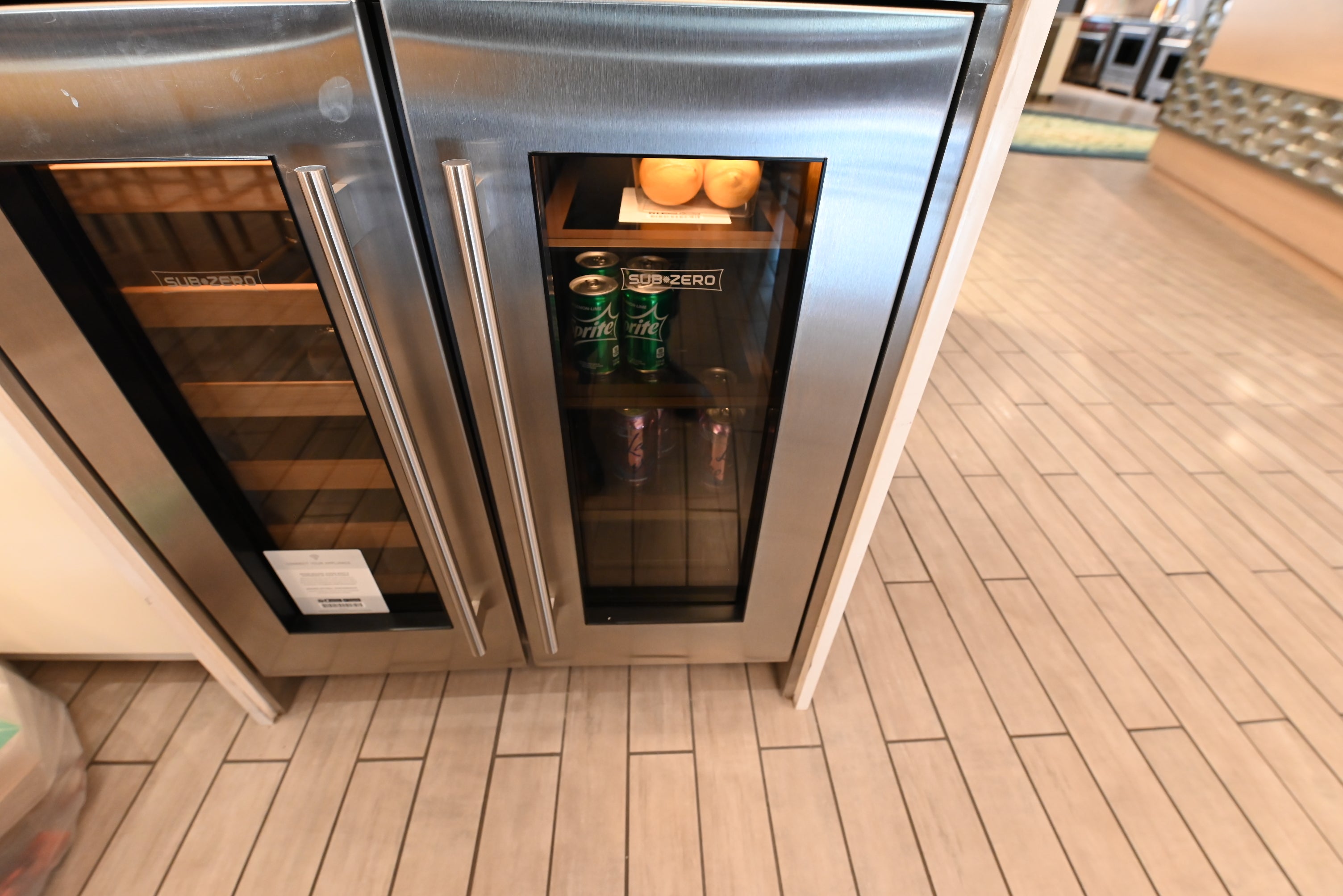 Sub-Zero Certified DEU1550BG/R 15" Stainless Steel Undercounter Beverage Center