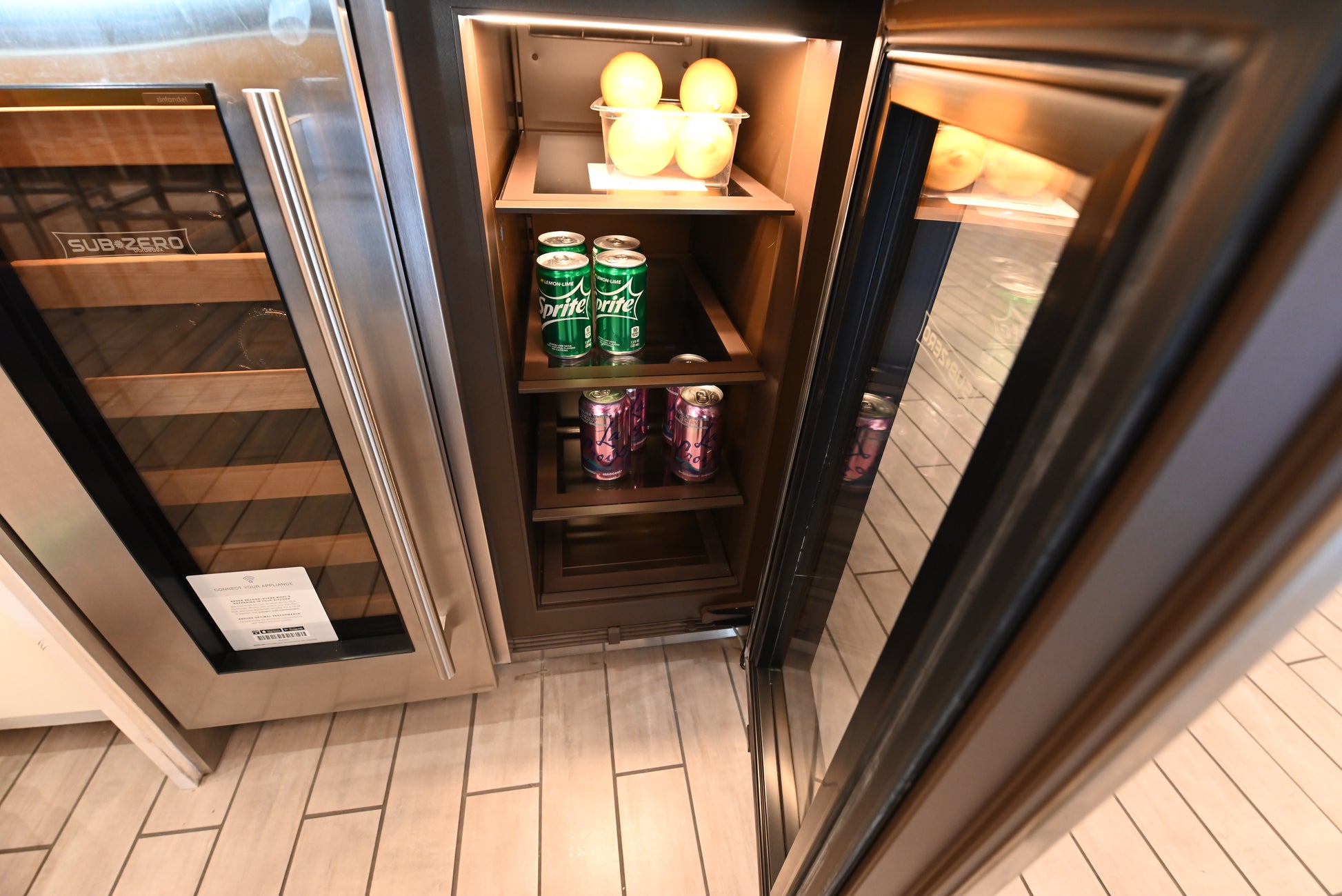 Sub-Zero Certified DEU1550BG/R 15" Stainless Steel Undercounter Beverage Center