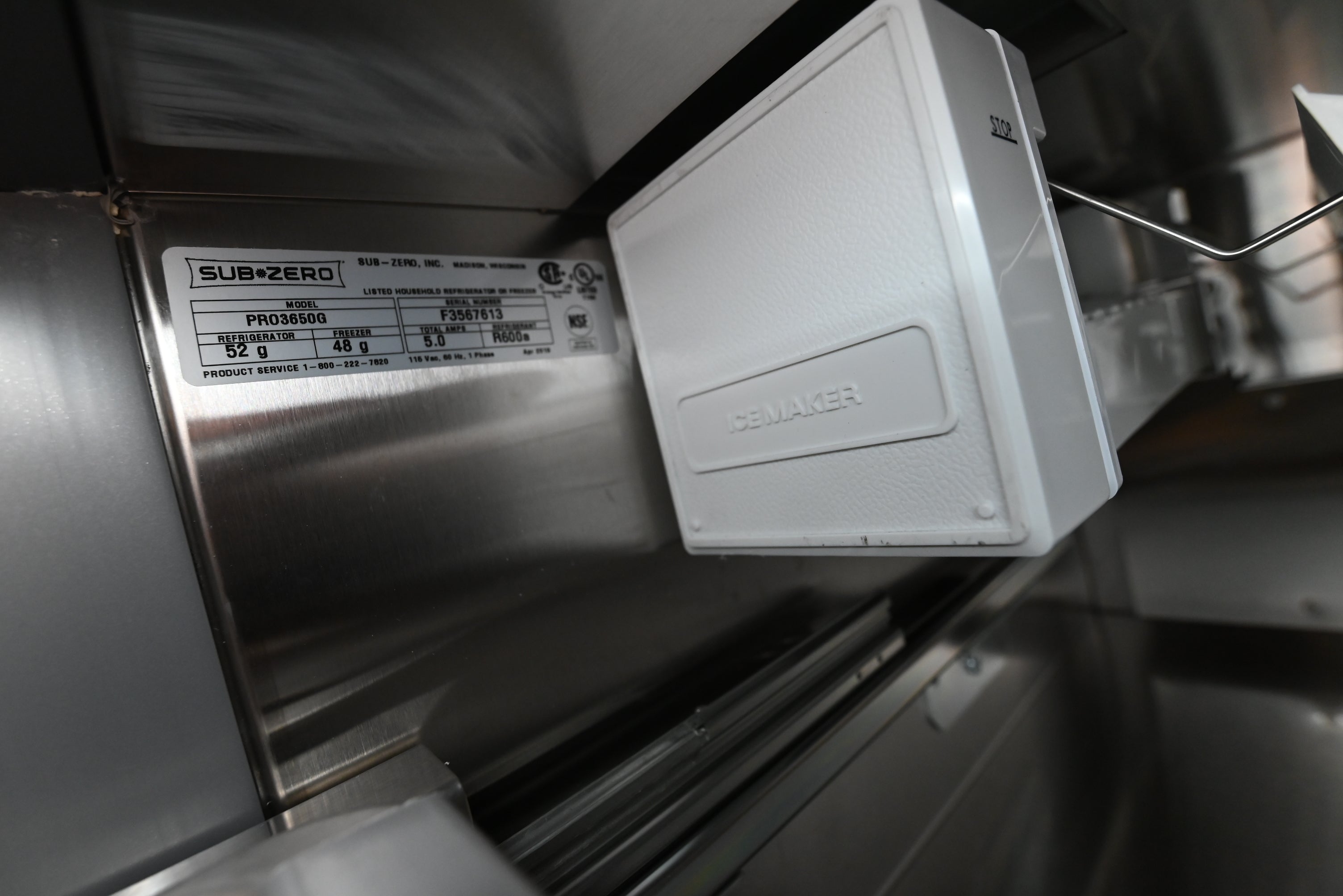 Sub-Zero Certified PRO3650G 36" Stainless Steel Bottom Freezer Refrigerator