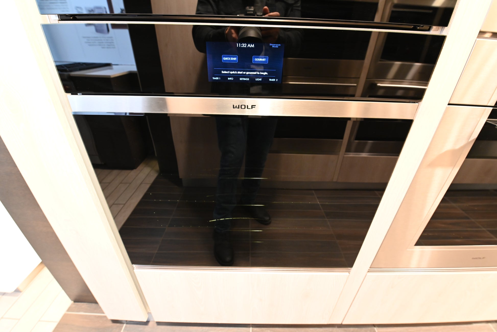 Wolf Certified SO30CM/B 30" Black Electric Single Wall Oven