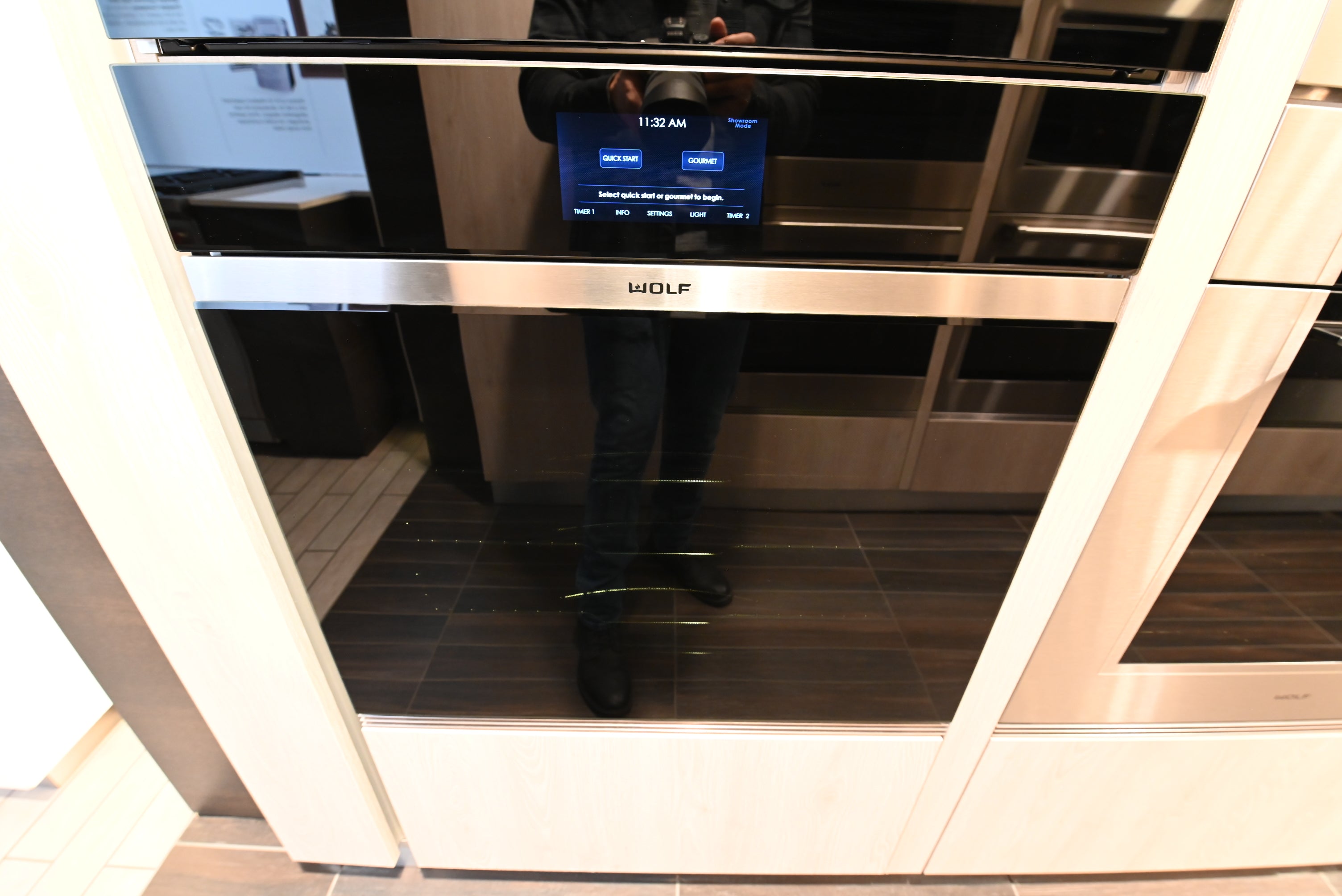 Wolf Certified SO30CM/B 30" Black Electric Single Wall Oven