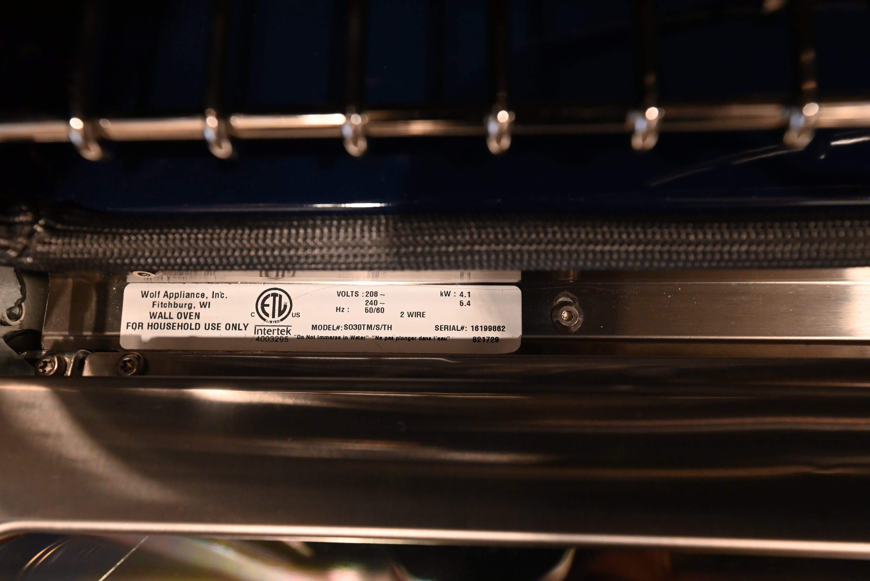 Wolf Certified SO30TM/S/TH 30" Stainless Steel Electric Single Wall Oven