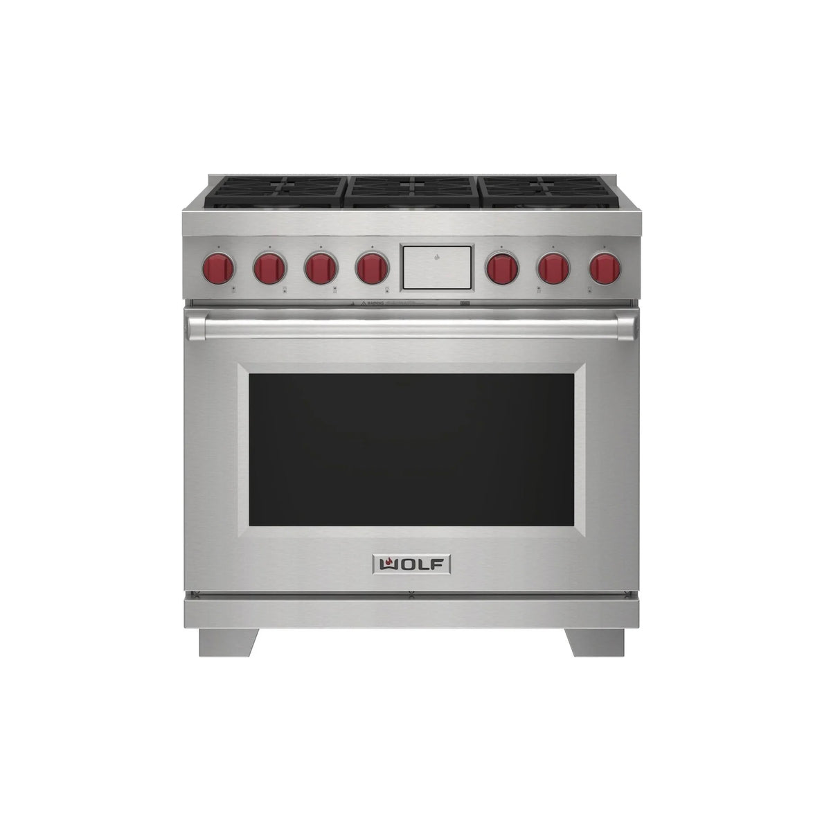 Wolf Certified DF36650/S/P 36" Stainless Steel Dual Fuel Range