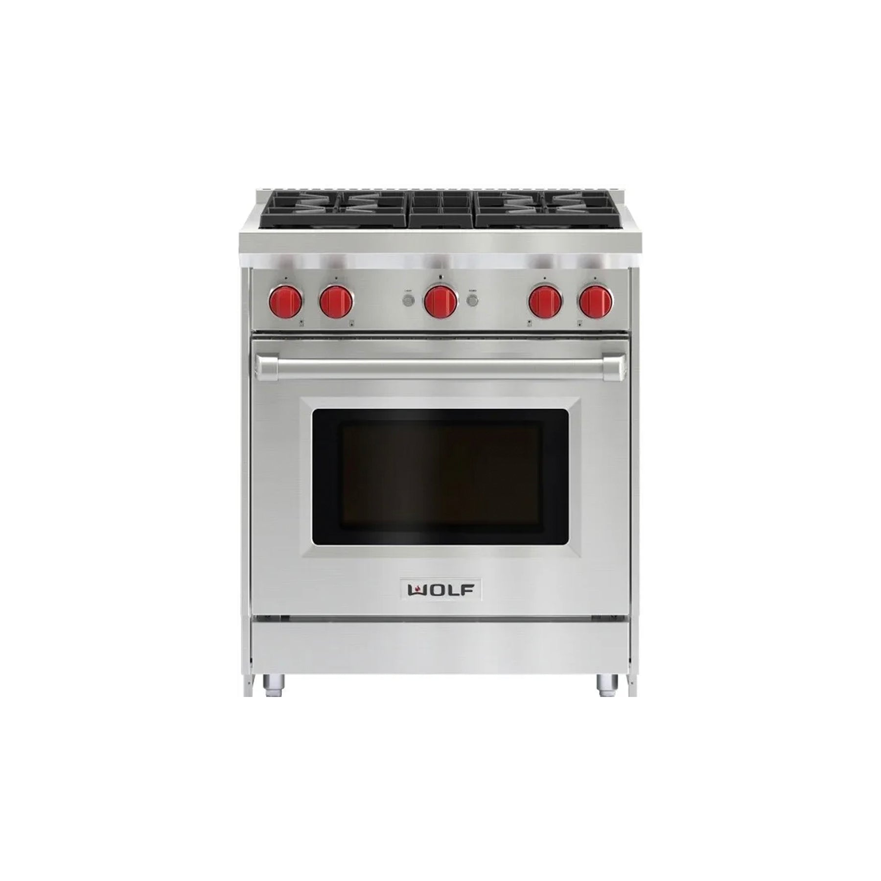 Wolf Certified GR304 30" Stainless Steel Pro-Style Gas Range