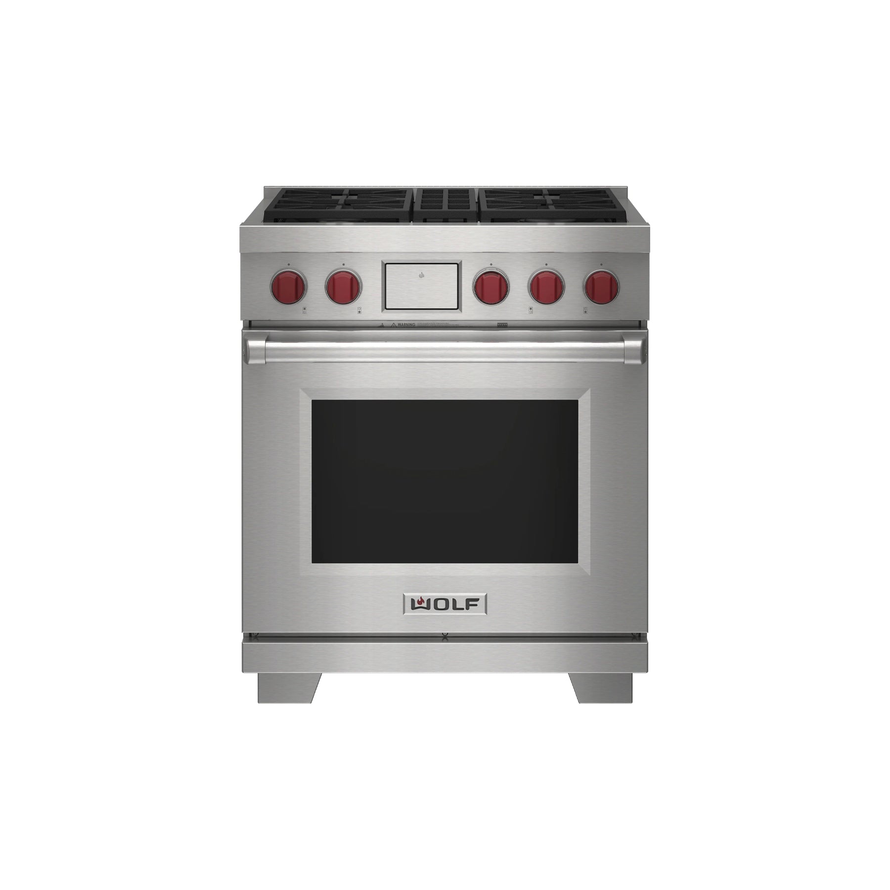 Wolf Certified DF30450/S/P 30" Stainless Steel Dual Fuel Range