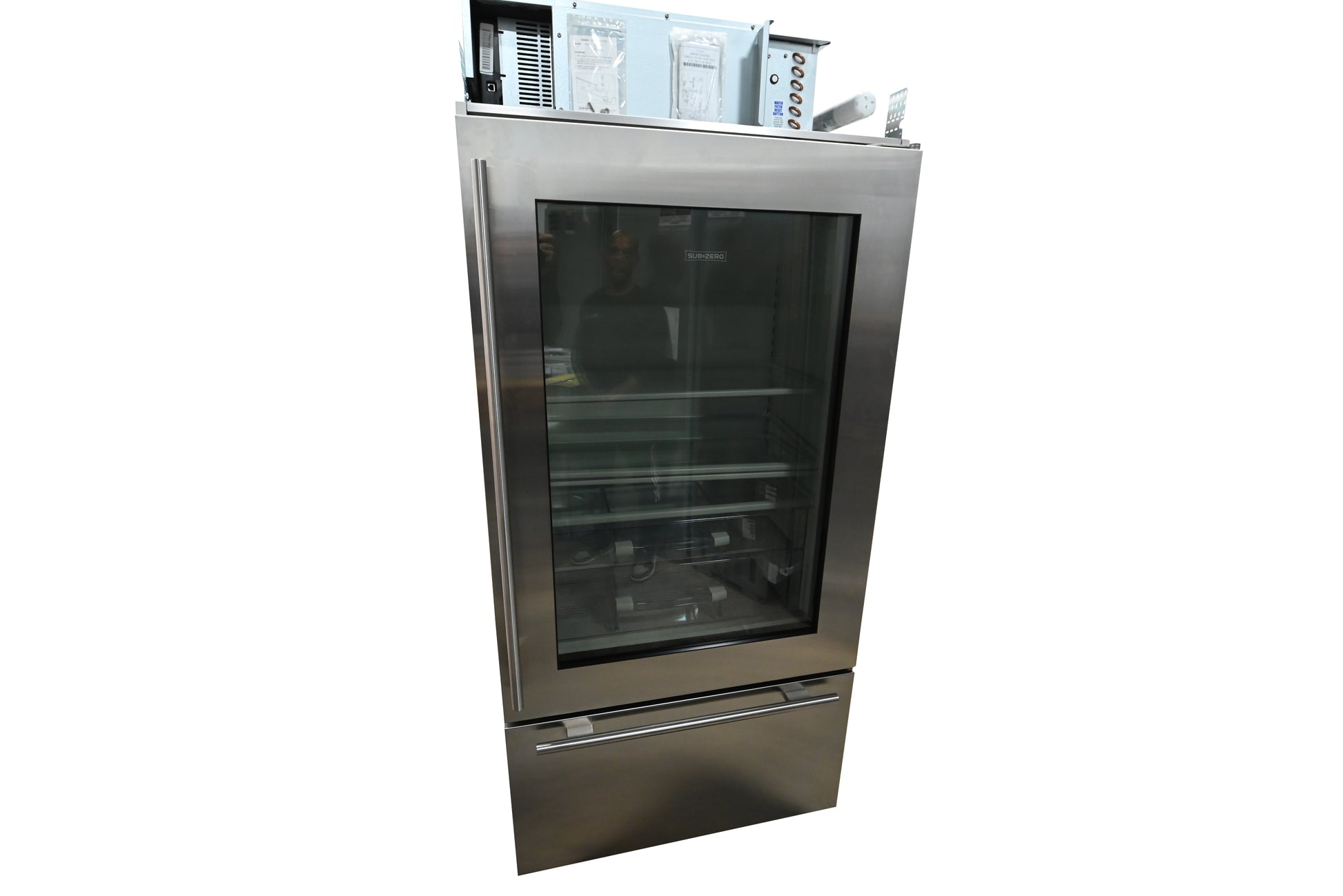 Sub-Zero Certified BI-36UG/S/TH 36" Stainless Steel Bottom Freezer Refrigerator