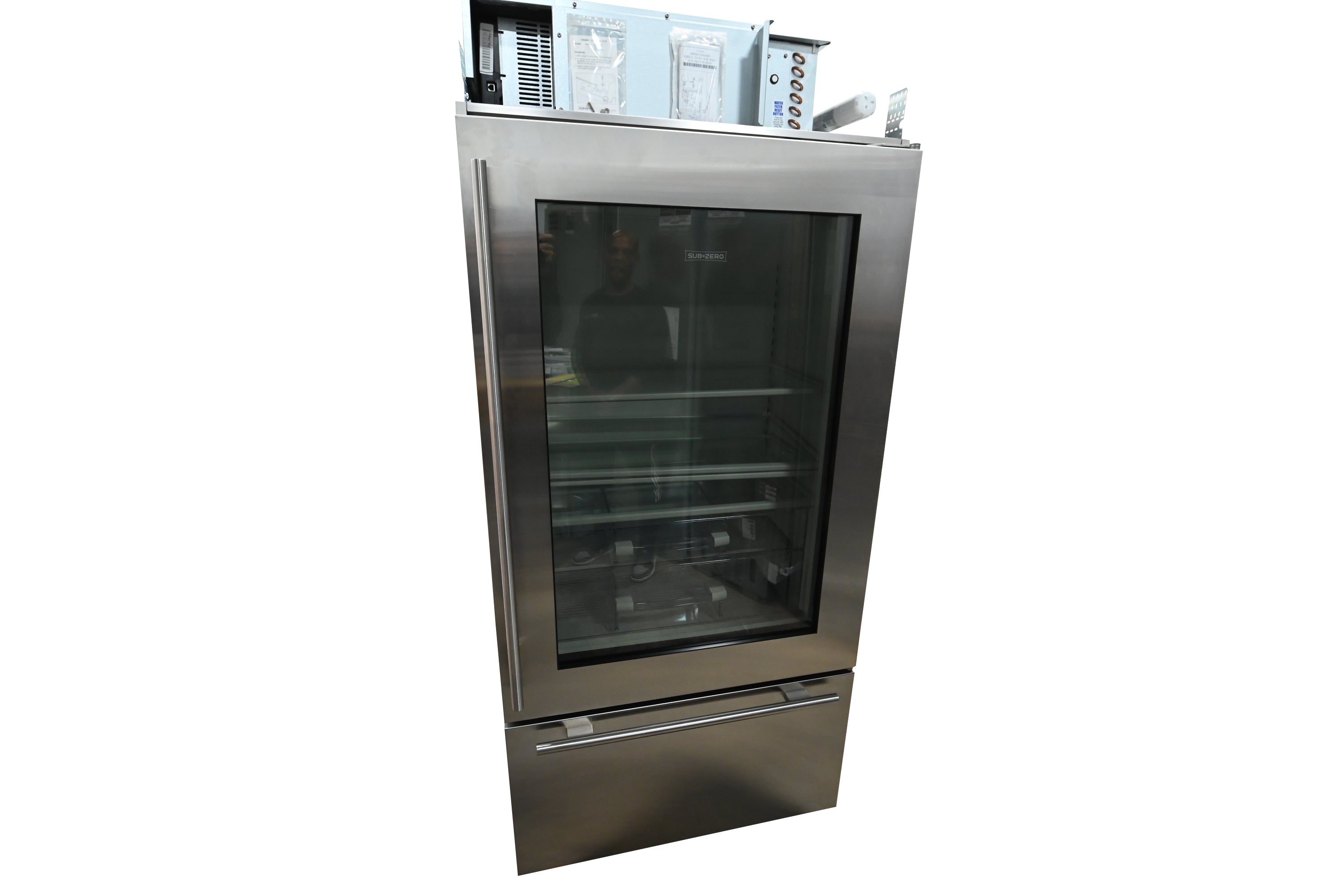 Sub-Zero Certified BI-36UG/S/TH 36" Stainless Steel Bottom Freezer Refrigerator