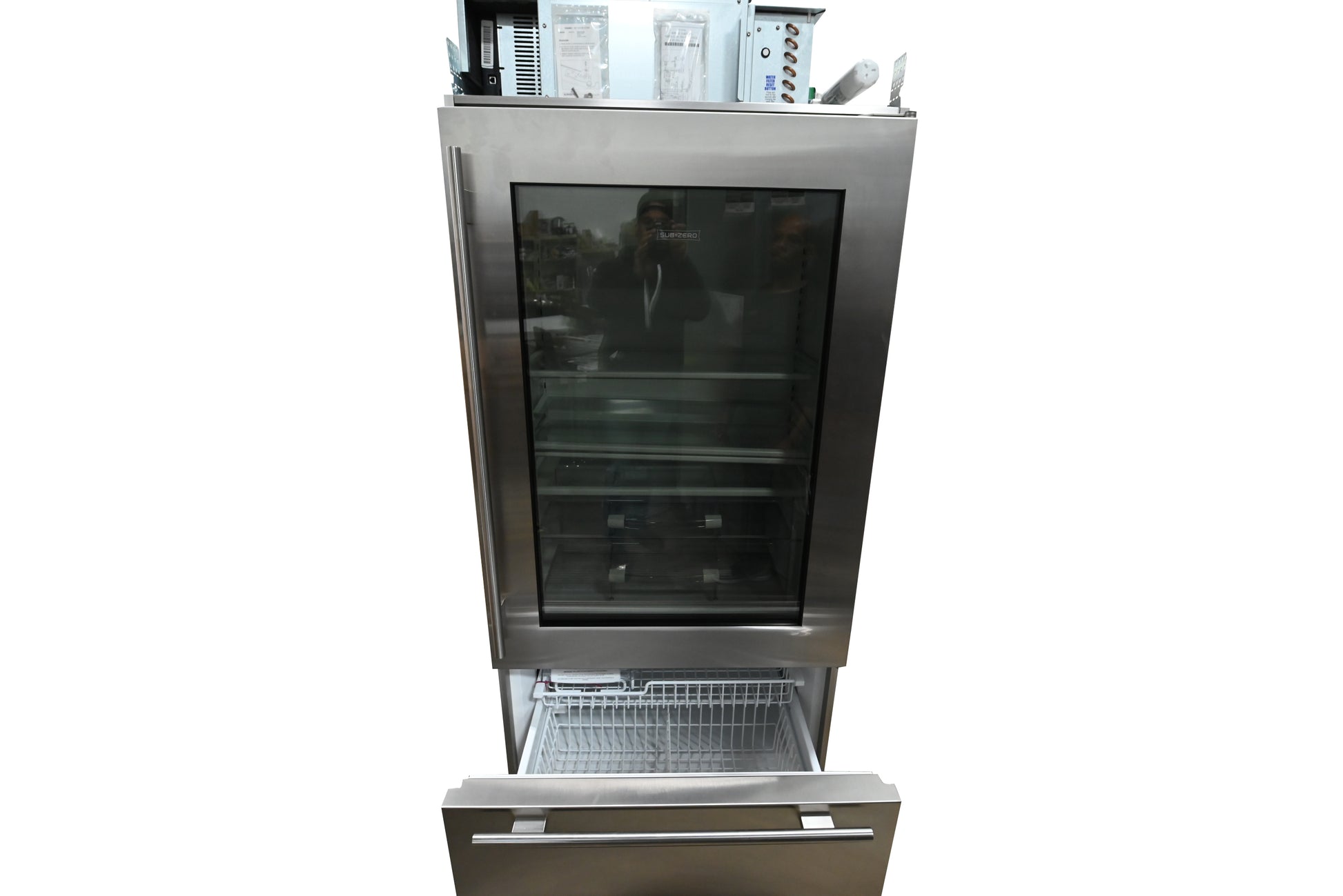 Sub-Zero Certified BI-36UG/S/TH 36" Stainless Steel Bottom Freezer Refrigerator